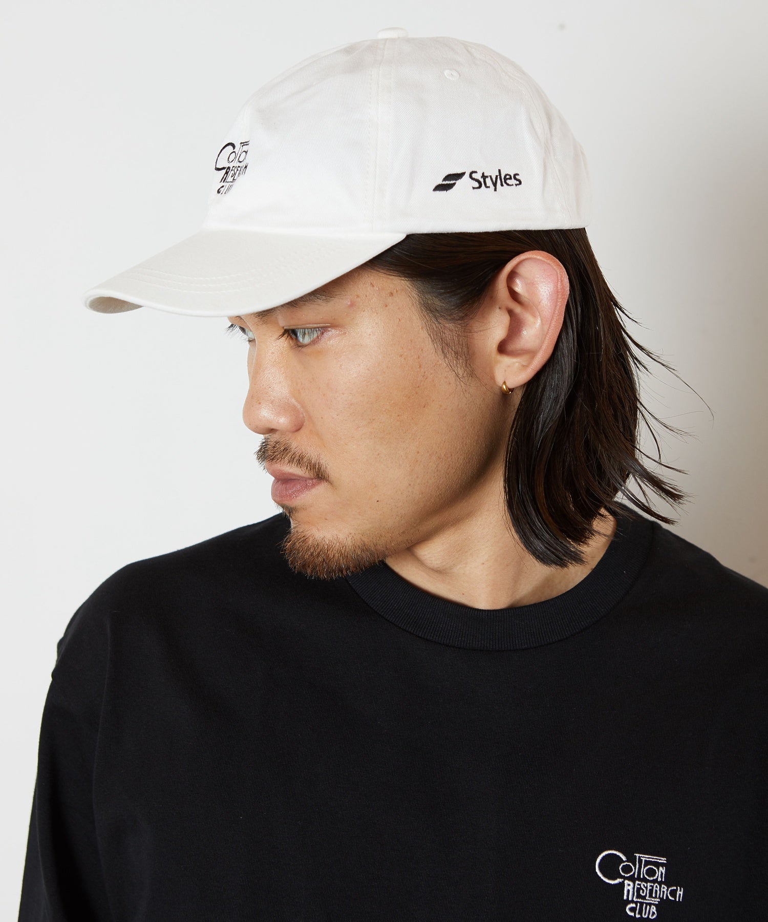 【別注】Styles CRC/コットンリサーチクラブ/EX BASEBALL CAP WHT