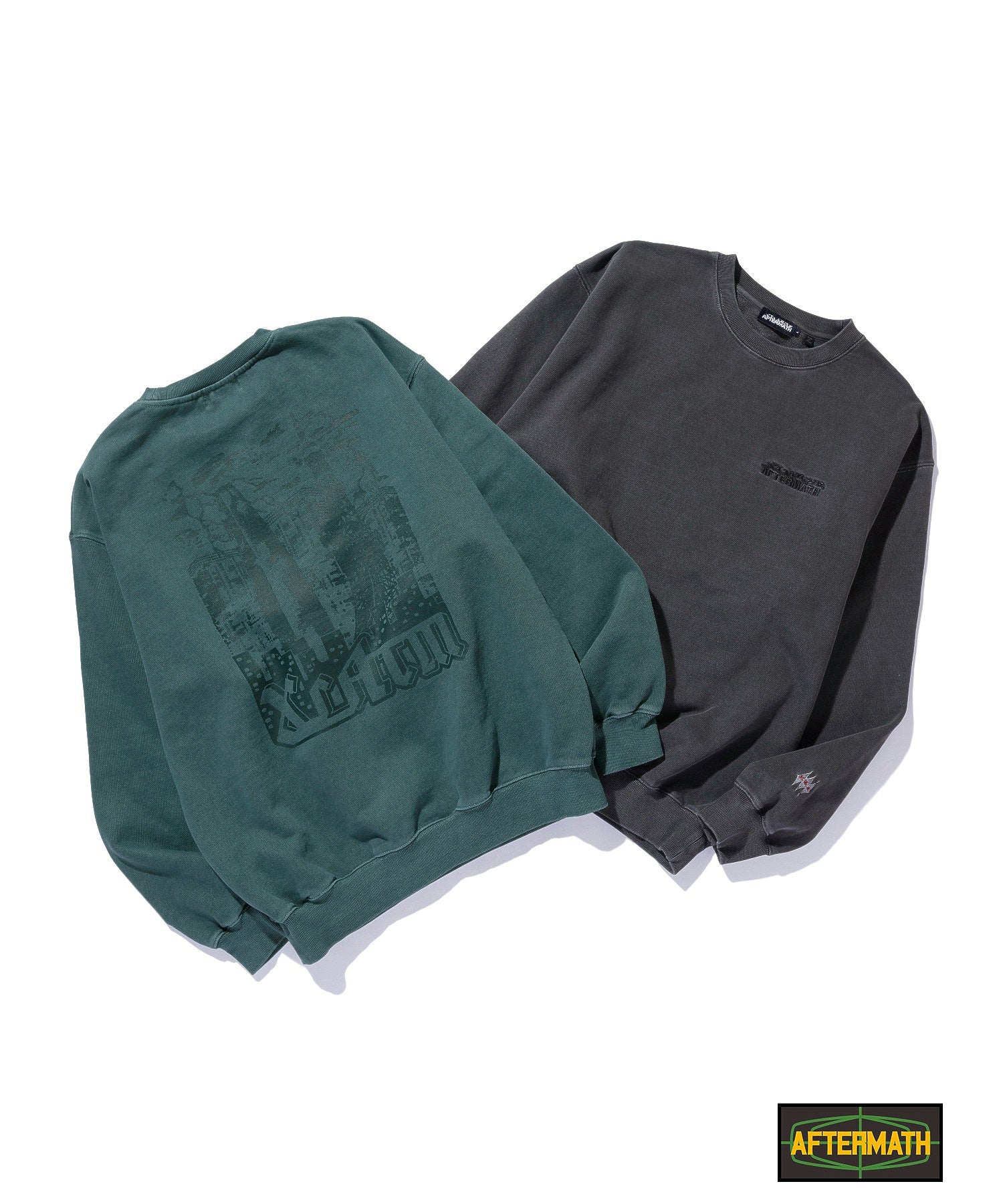 XLARGE×AFTERMATH CREWNECK SWEATSHIRT