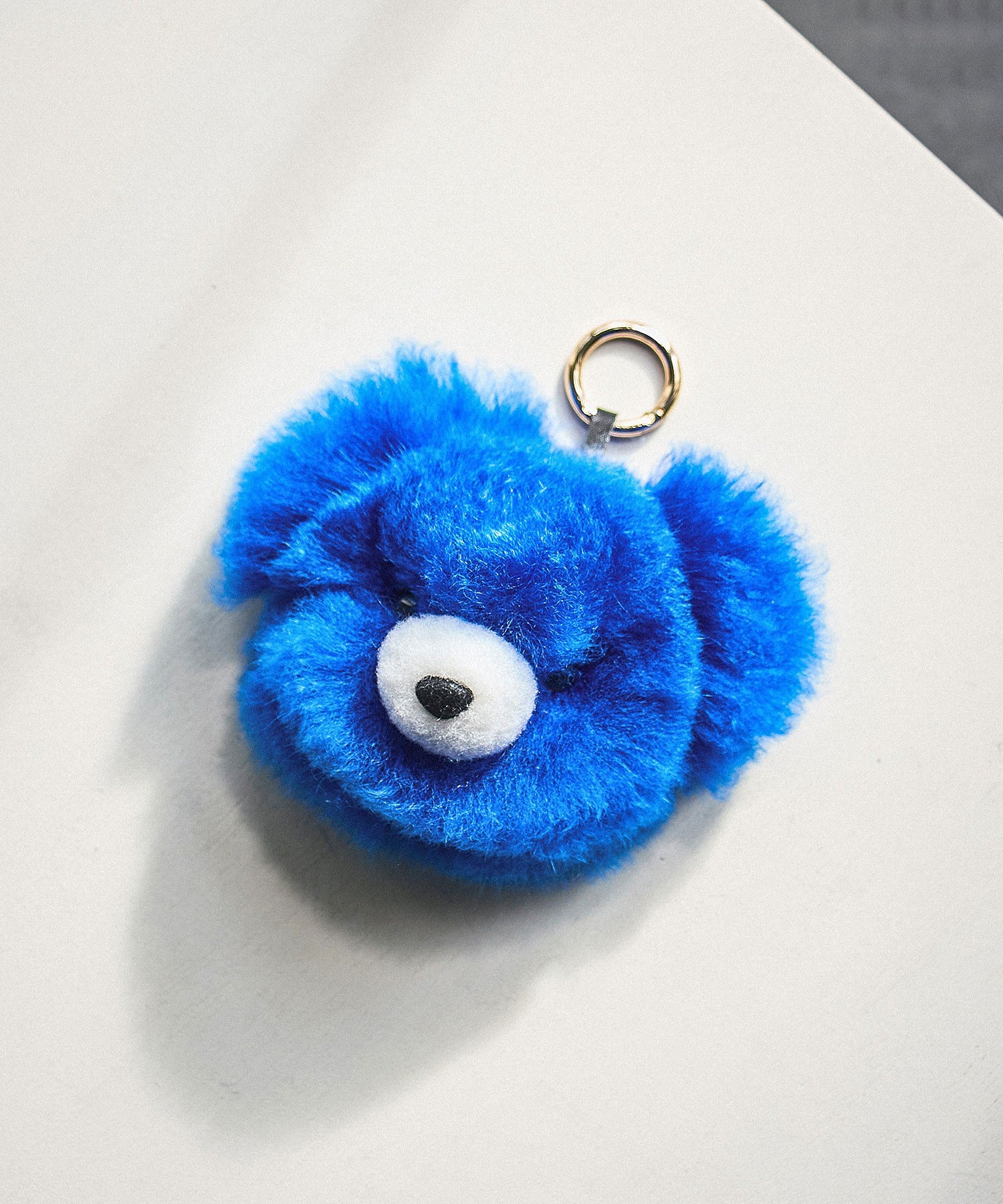 COSY/MEDIUM BEAR HEAD BABY ALPACA KEY RING
