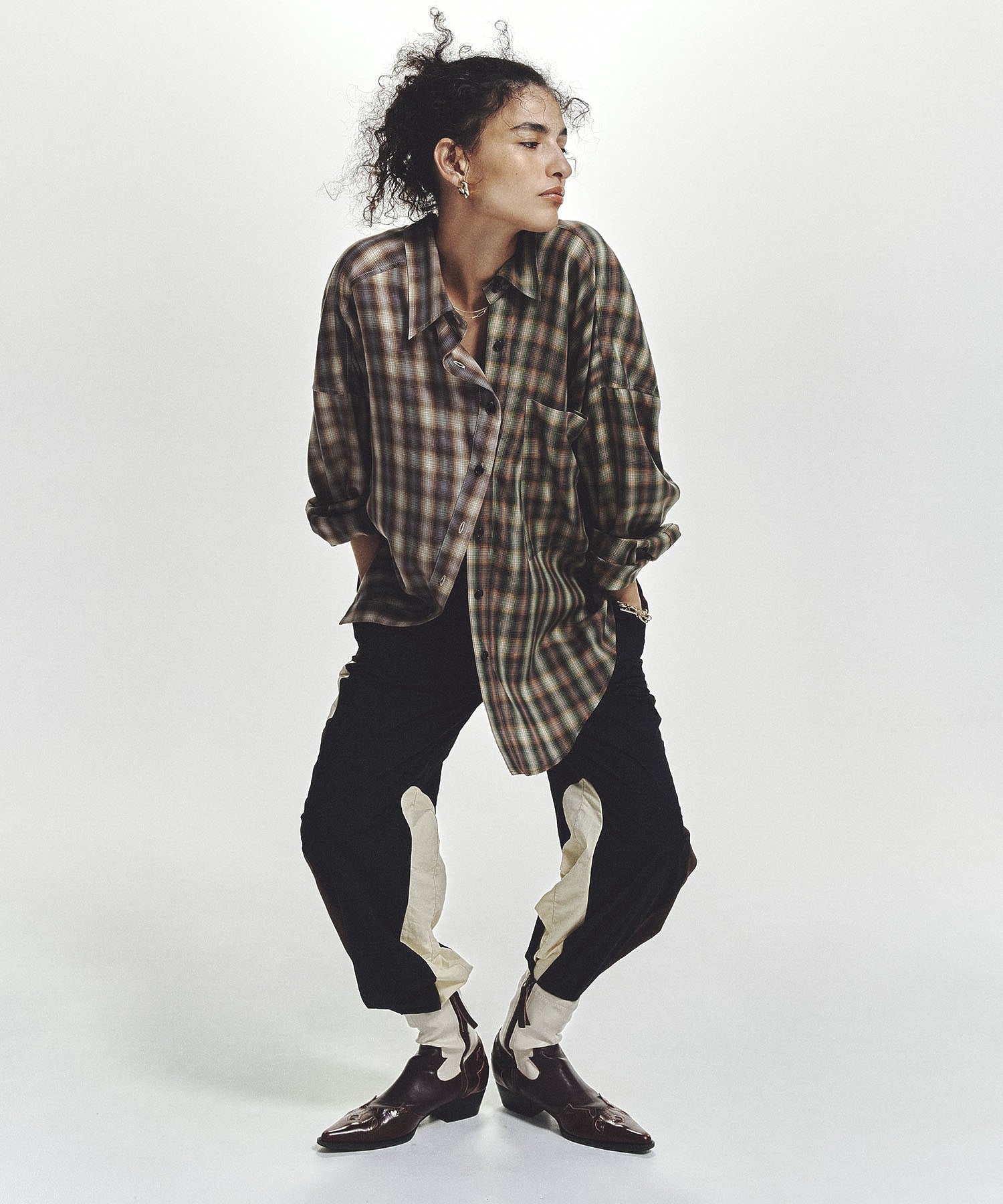 mici/MIX COLOR DRAWSTRING PANT