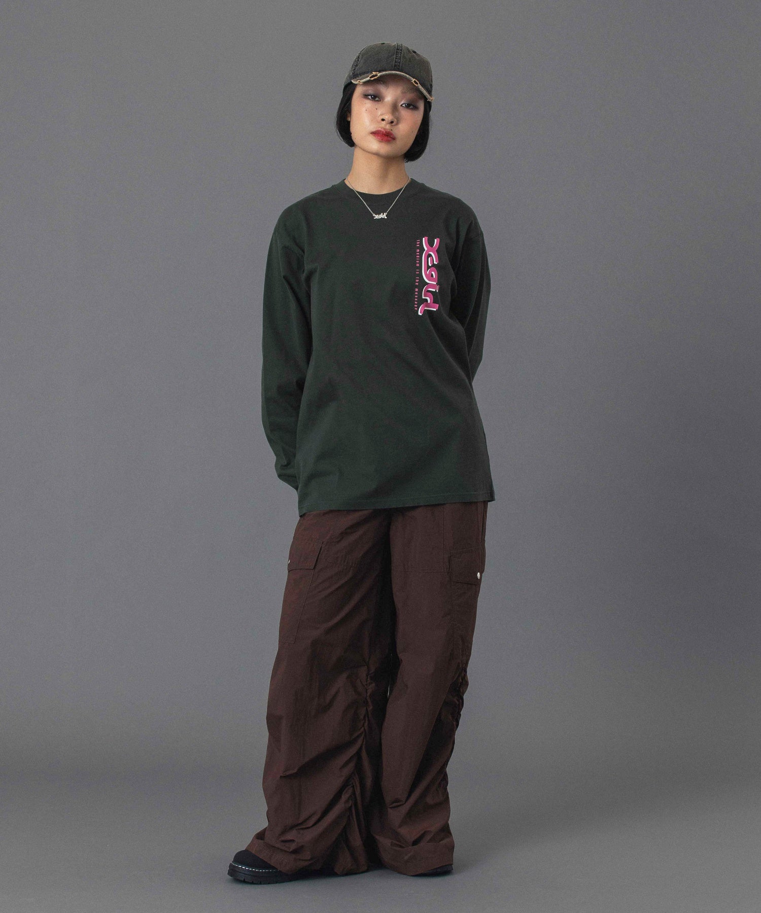 TRIPLE MILLS LOGO L/S TEE
