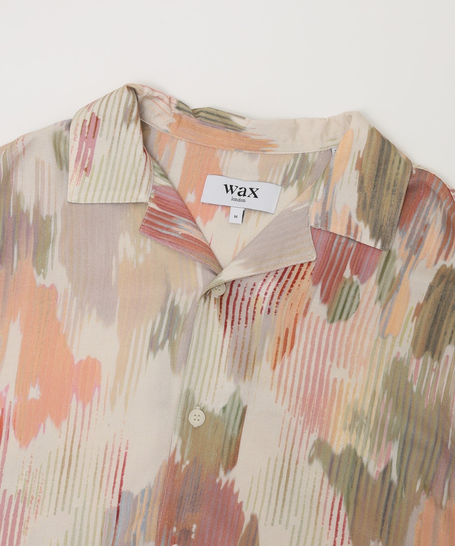 WAX LONDON/ワックスロンドン/DIDCOT SS SHIRT CORRIGATED FLORAL PTM