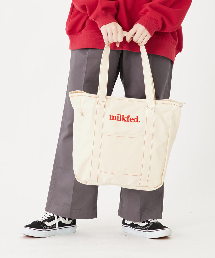 CONTRAST STITCH TOTE BAG MILKFED. – calif（カリフ）公式サイト