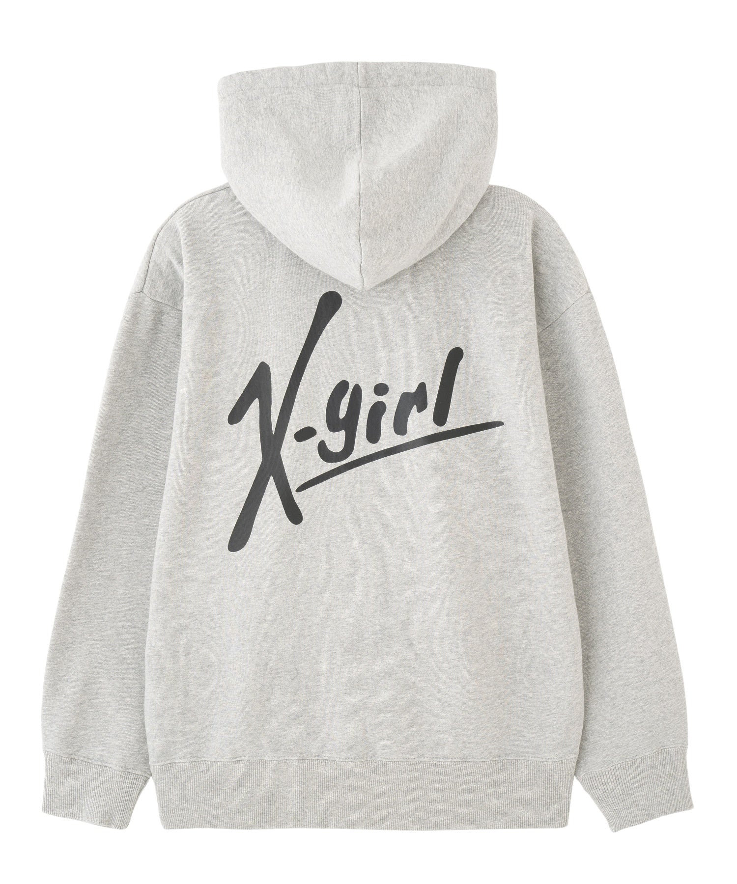 HANDWRITING LOGO ZIP UP SWEAT HOODIE