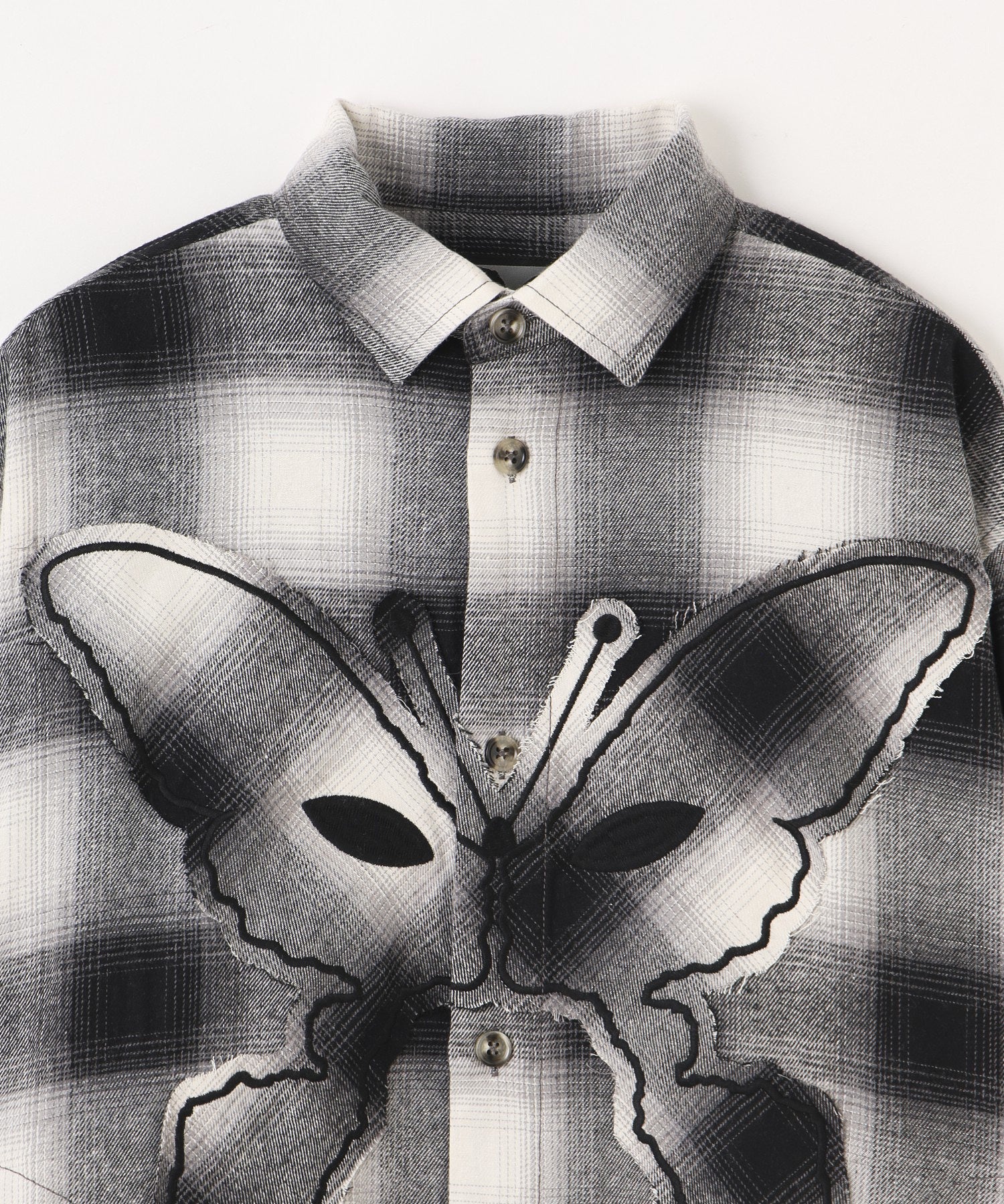 PERKS AND MINI/パークスアンドミニ/ALIEN KISS CHECK OVER SHIRT 3852