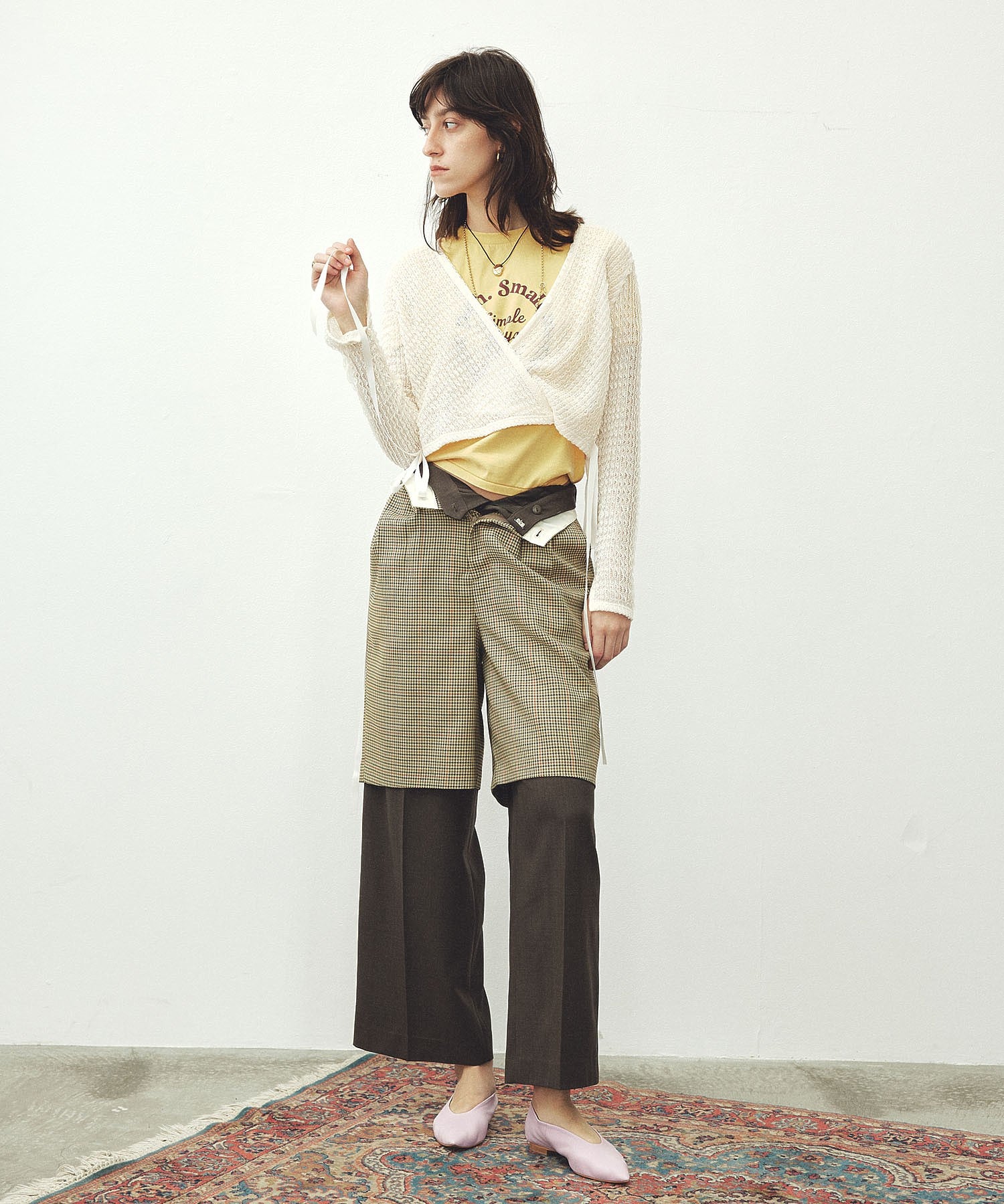 mici/RASCHEL JACQUARD CACHE COEUR