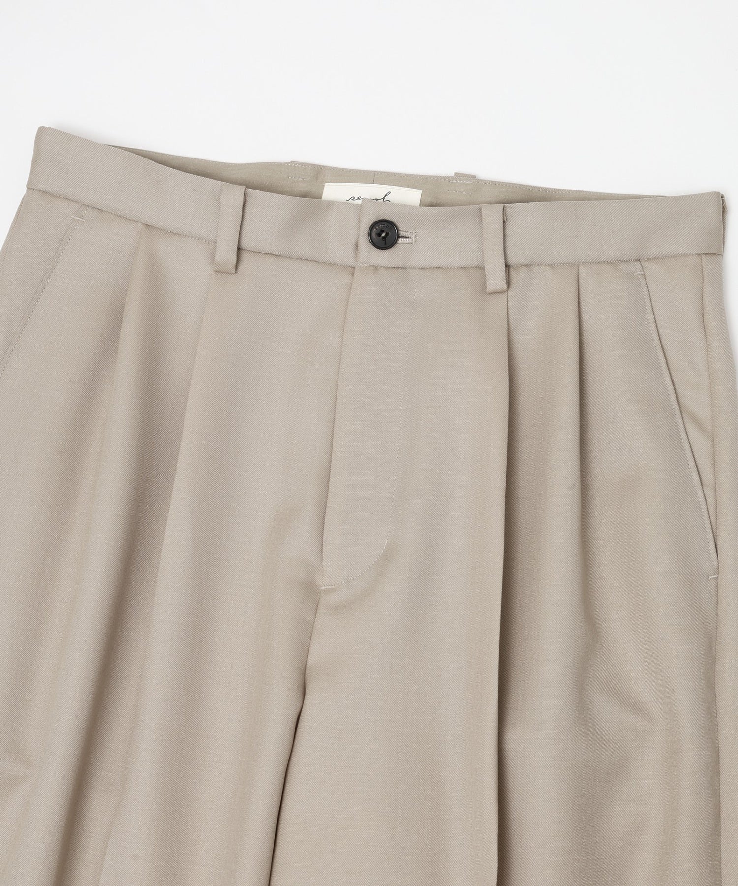SEMOH/セモー/Wool Mohair Two Tuck Pants 29-8-03