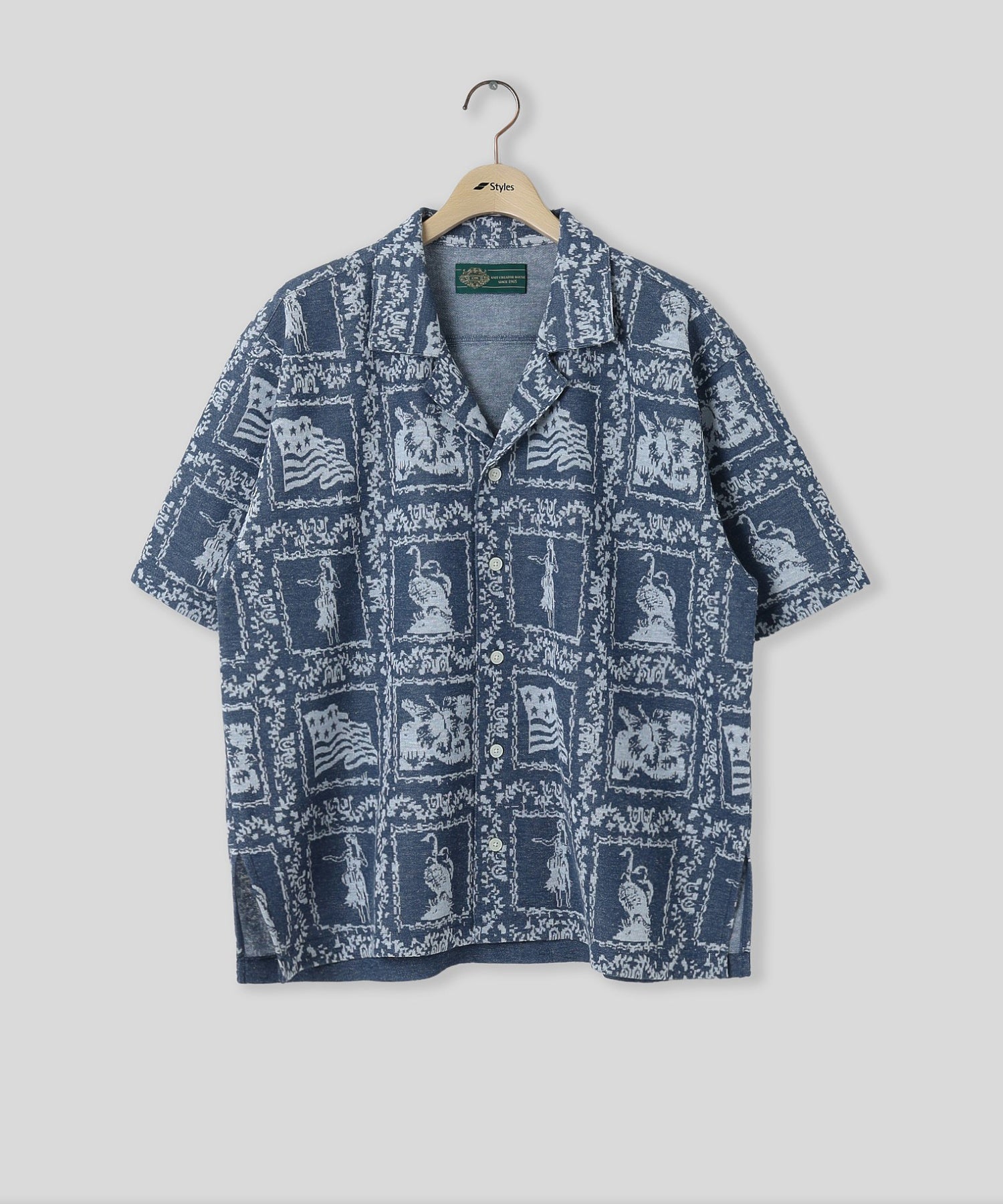 gimcontext/ジム コンテキスト/Aloha Open Collar Knit Shirt 26105310
