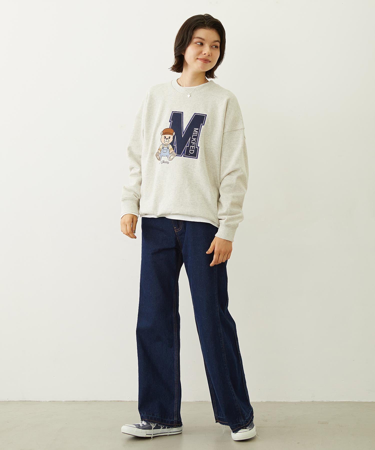 M.FEDDY EMBLEM SWEAT TOP