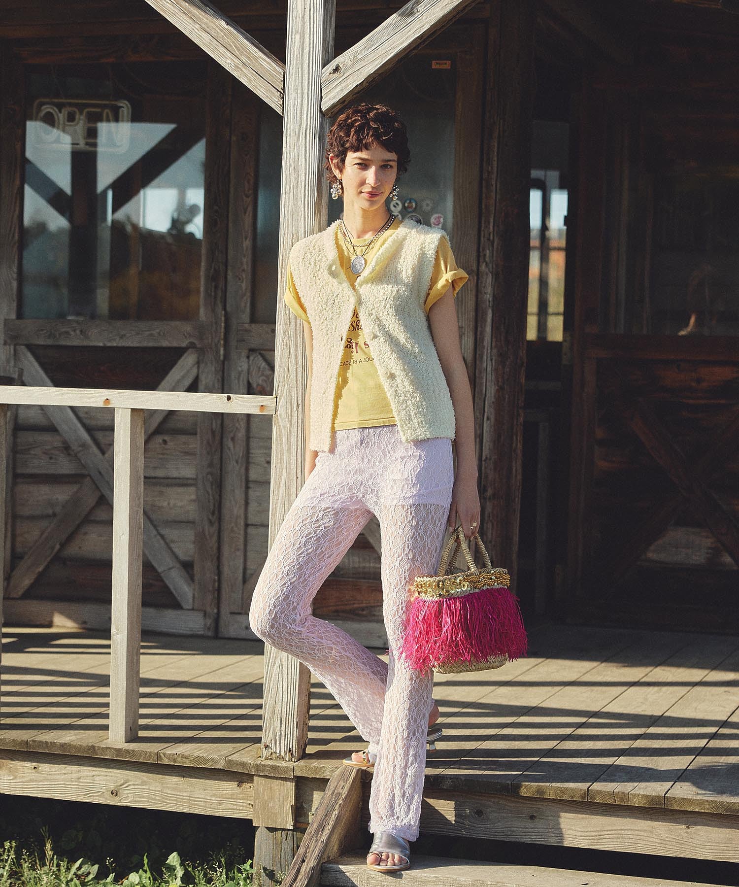 TAPE YARN VEST