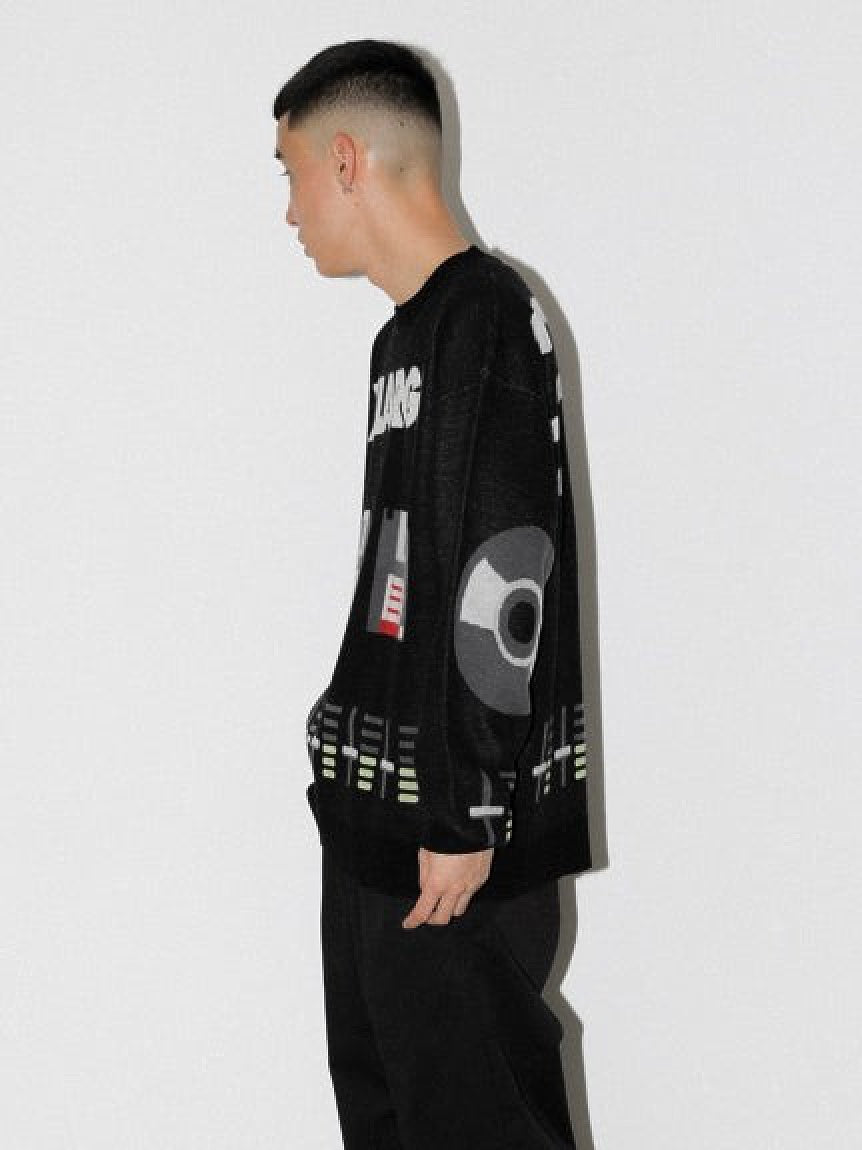 ANALOG JAQUARD SWEATER XLARGE