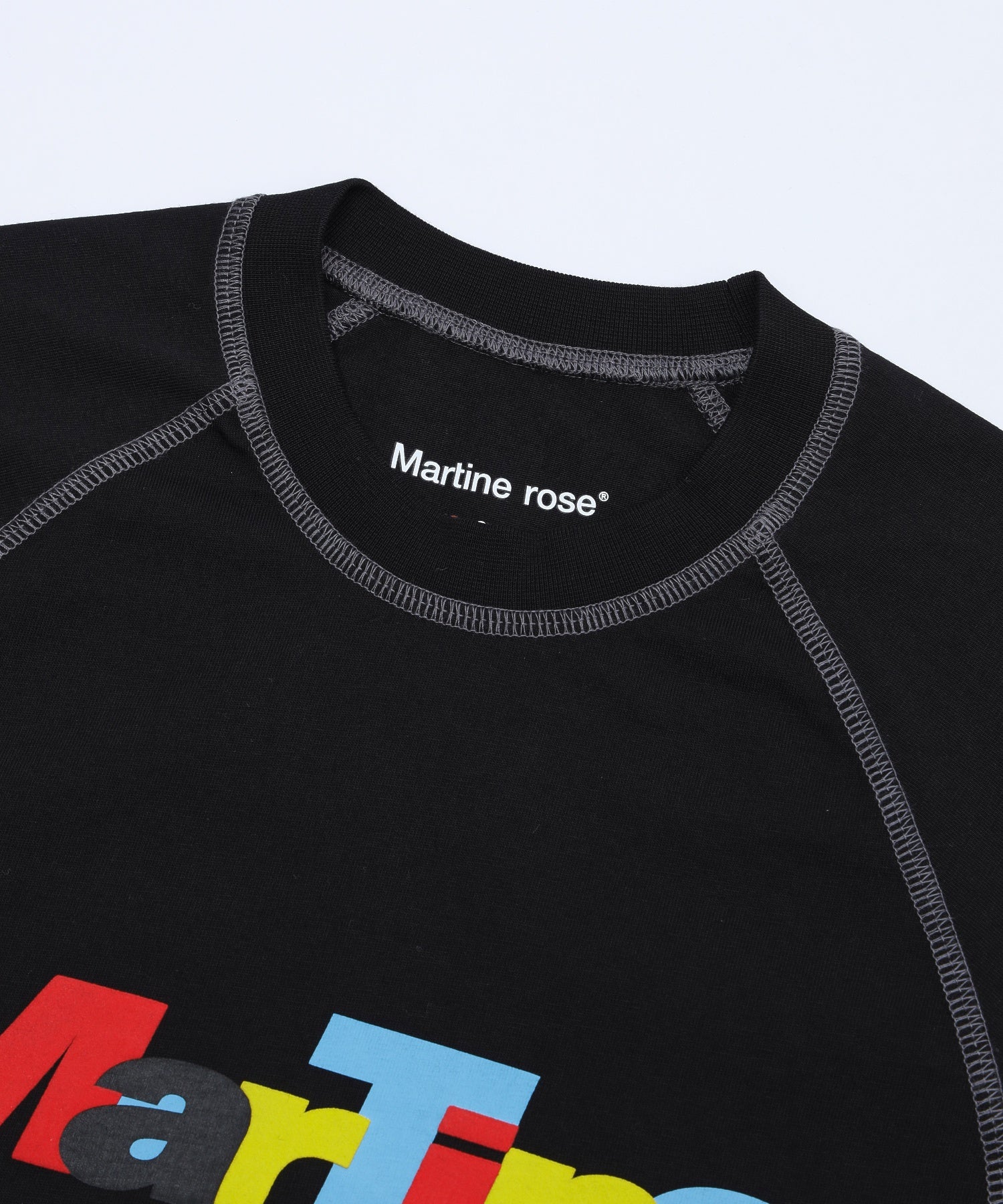 MARTINE ROSE/マーティン ローズ/RAGLAN SHRUNKEN T-SHIRT 639JS02001P