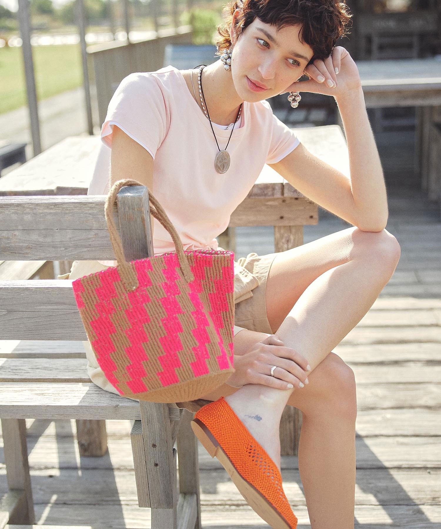 AS/SISAL BASKET BAG