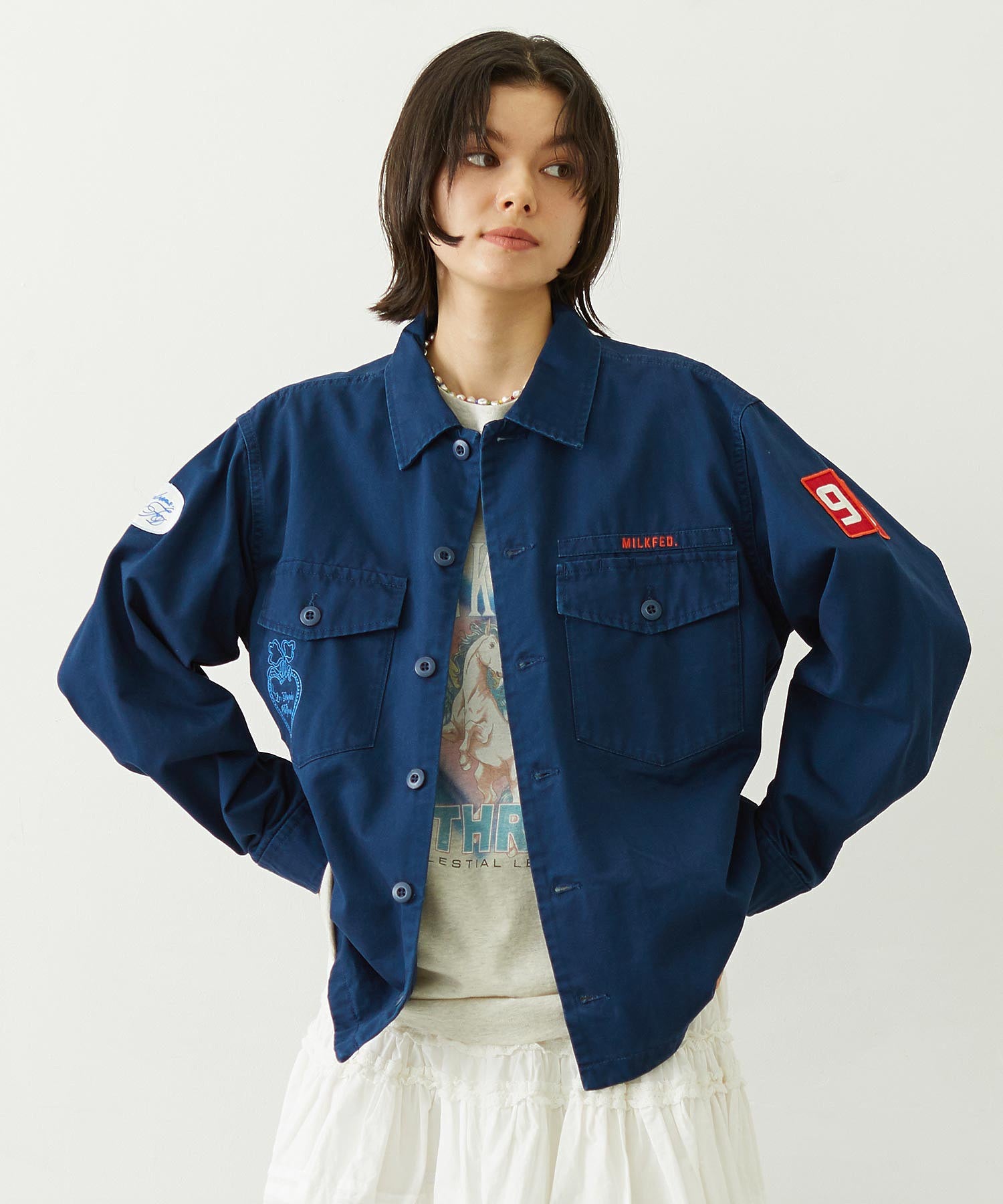 PATCHED UTILITY SHIRT