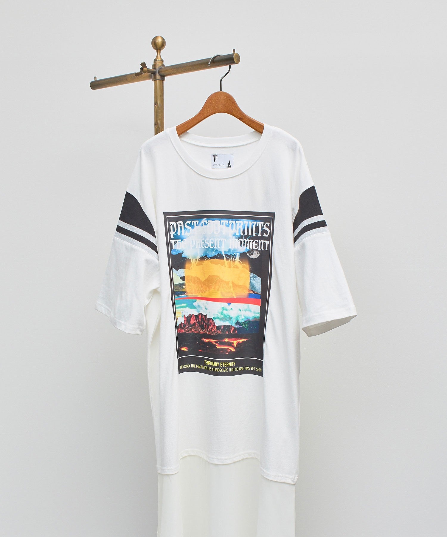 OKIRAKU×ROSE BUD/SHOULDER LINE LAYERED DRESS