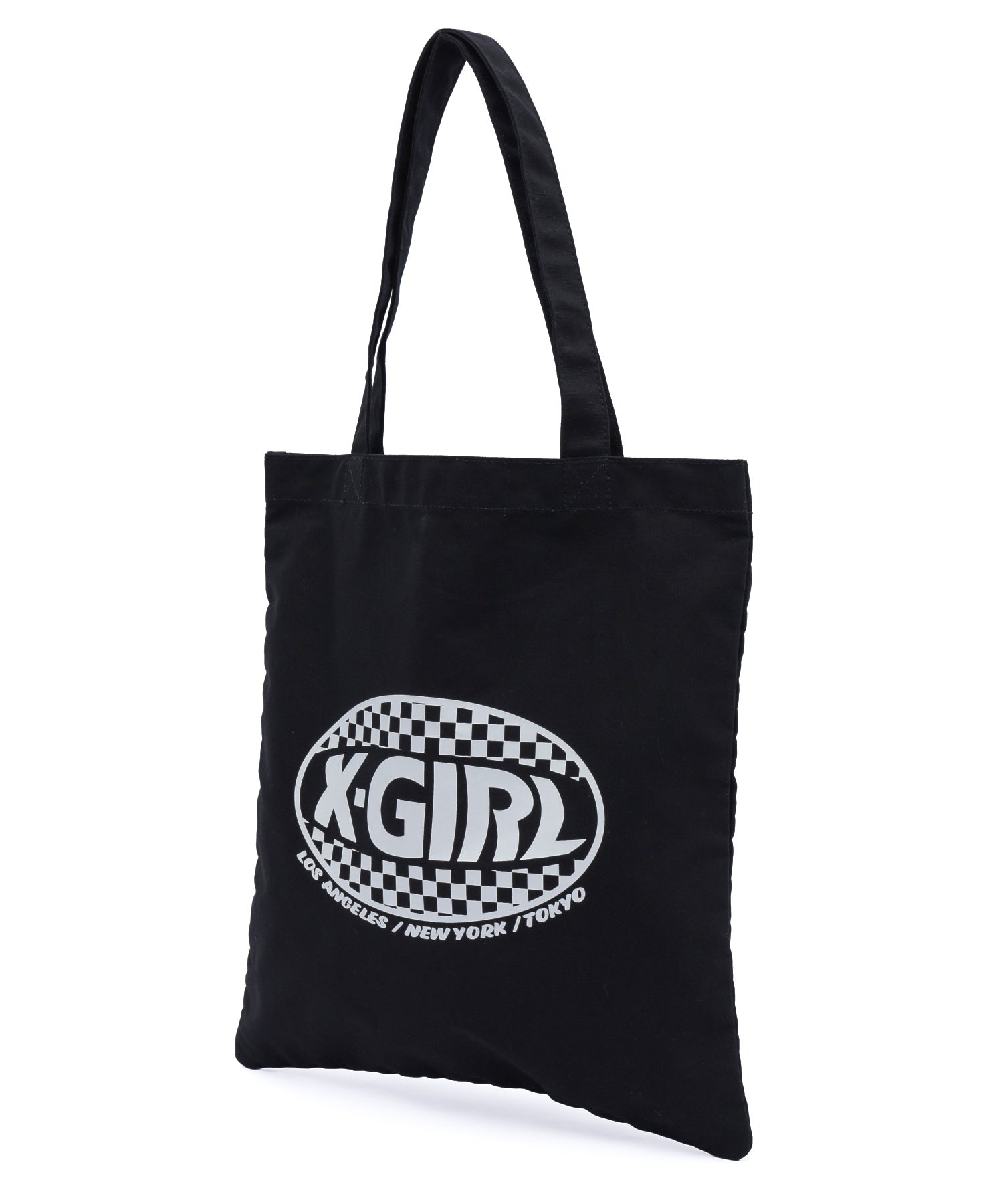 CHECKER OVAL LOGO TOTE BAG