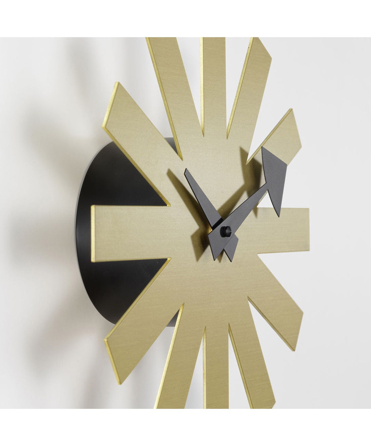 Vitra Asterisk Clock Brass