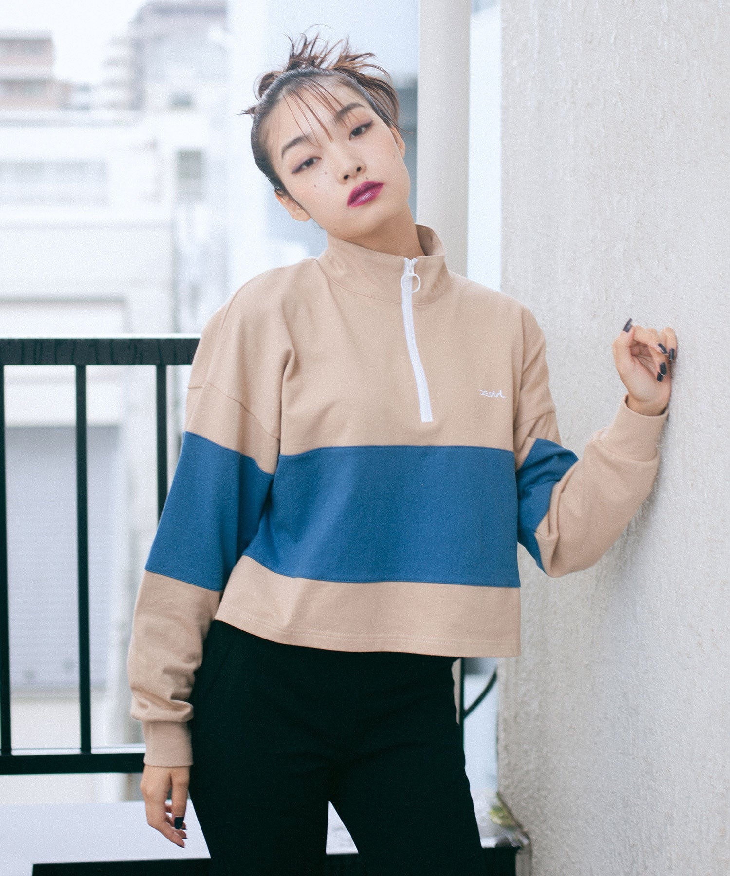 model:富樫かなえ H:161cm 着用サイズ:M