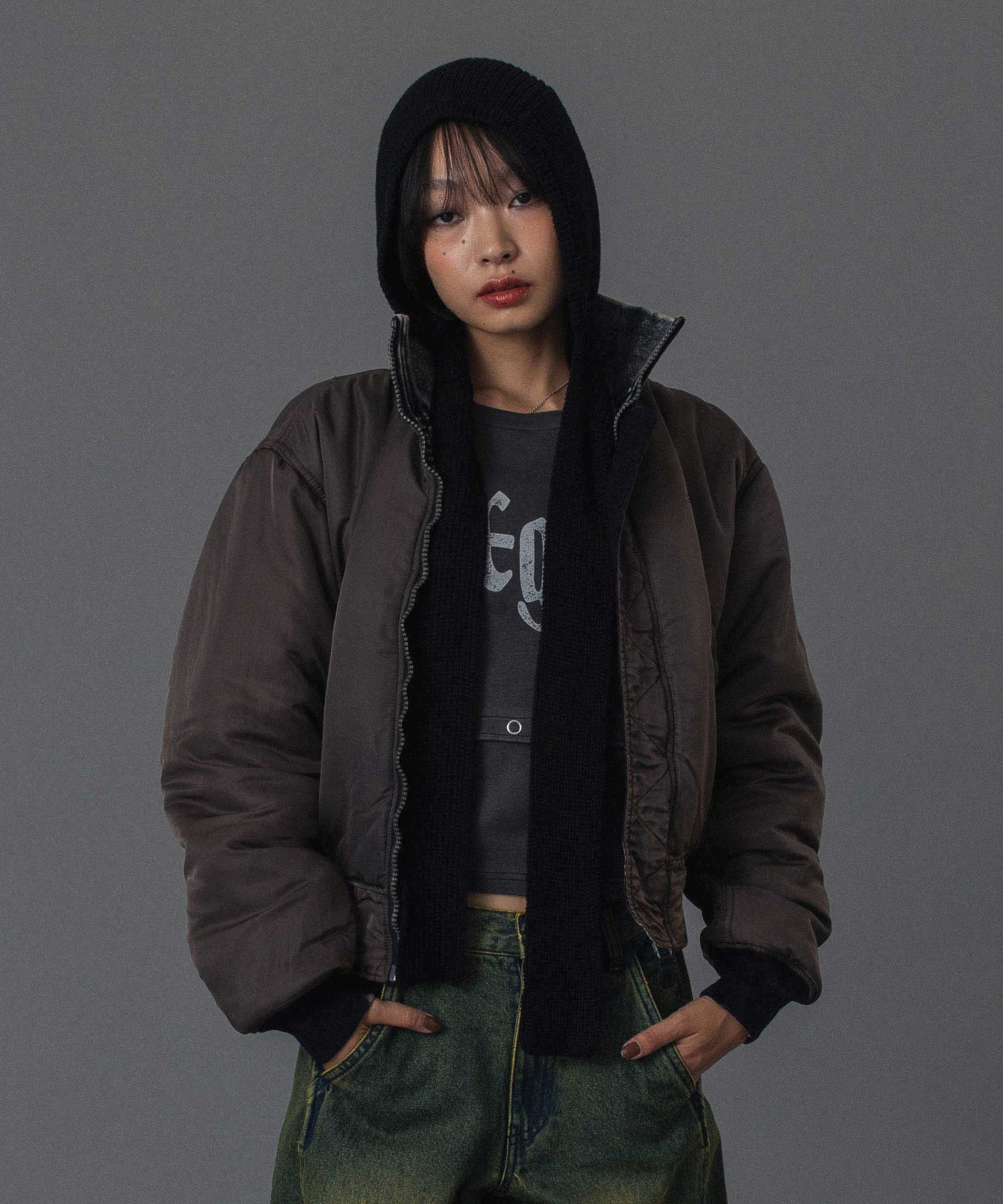 FADED REVERSIBLE MA-1 JACKET