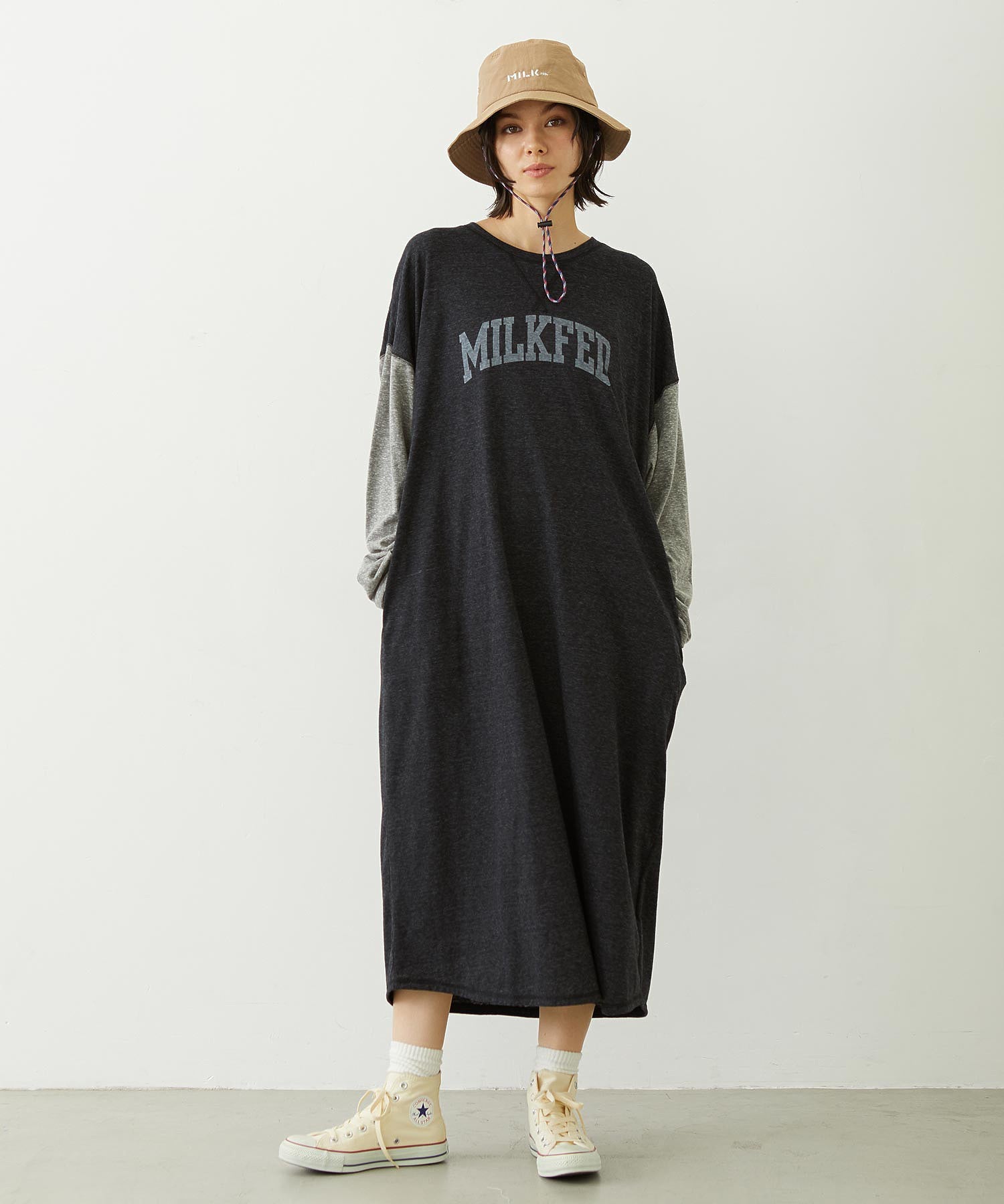 COLLEGE LOGO LONG DRESS