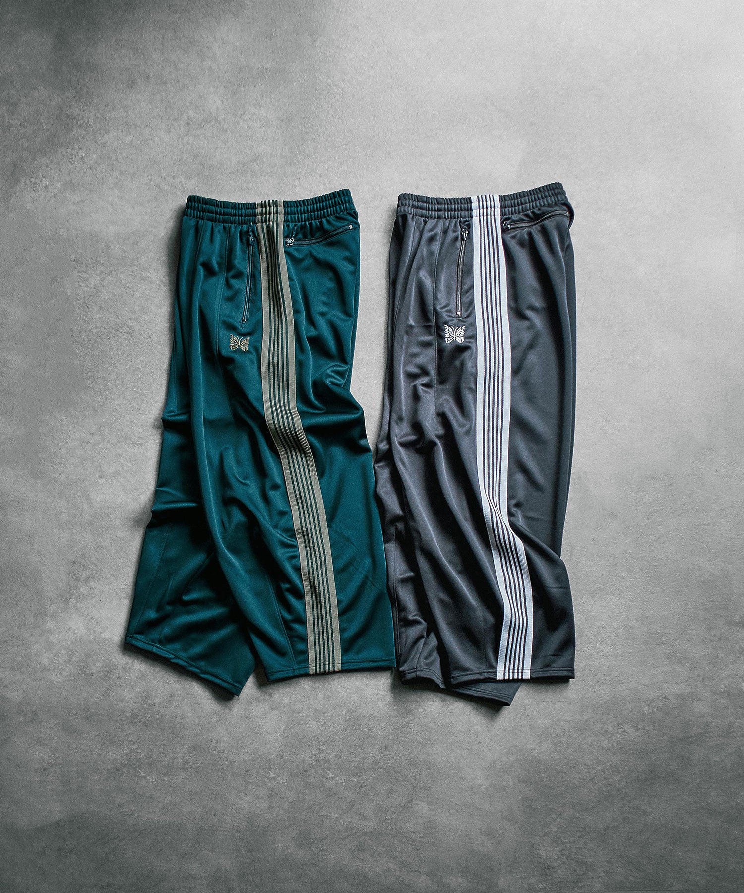 NEEDLES/H.D. TRACK PANT POLY SMOOTH