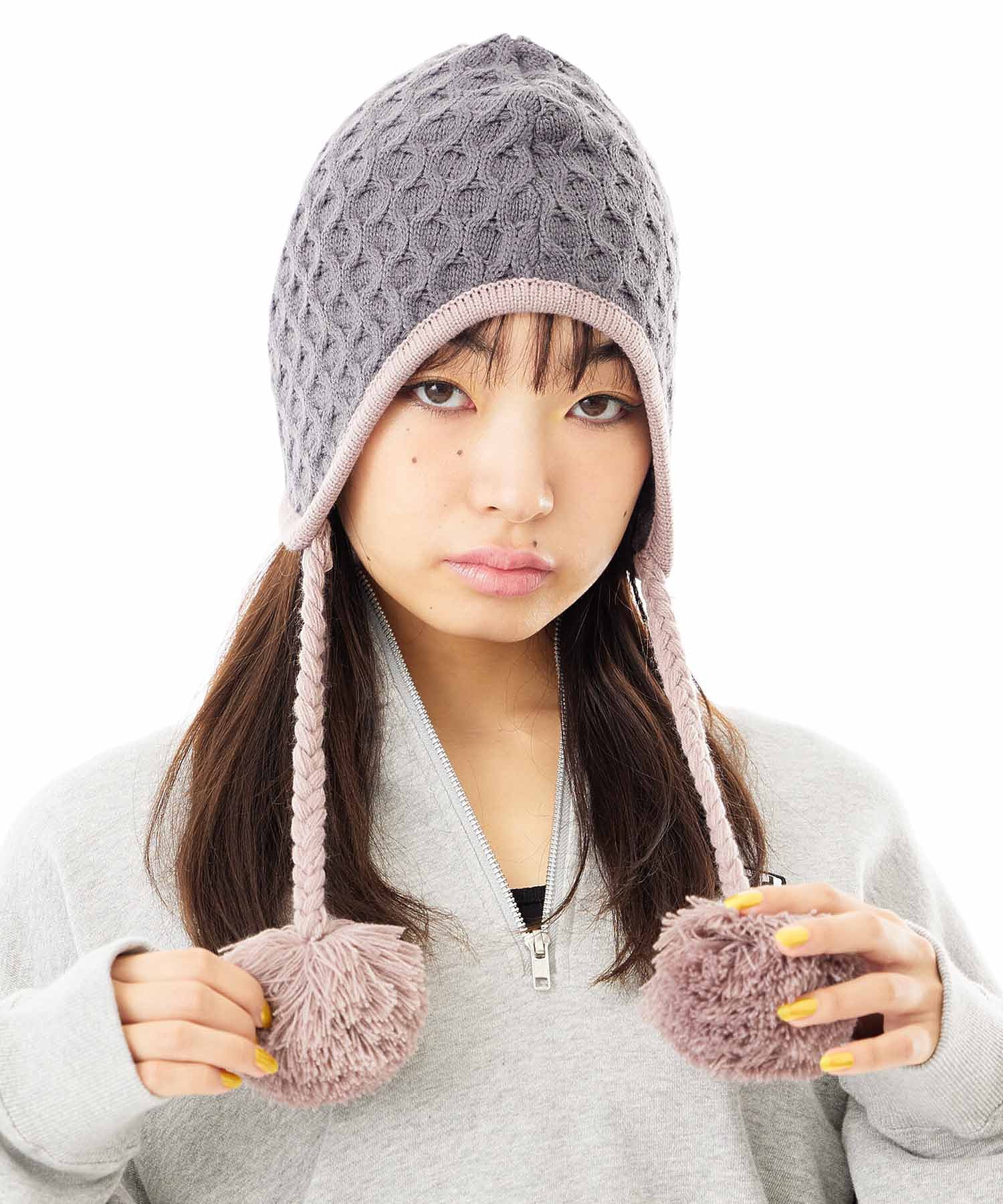 EAR FLAP KNIT CAP X-girl