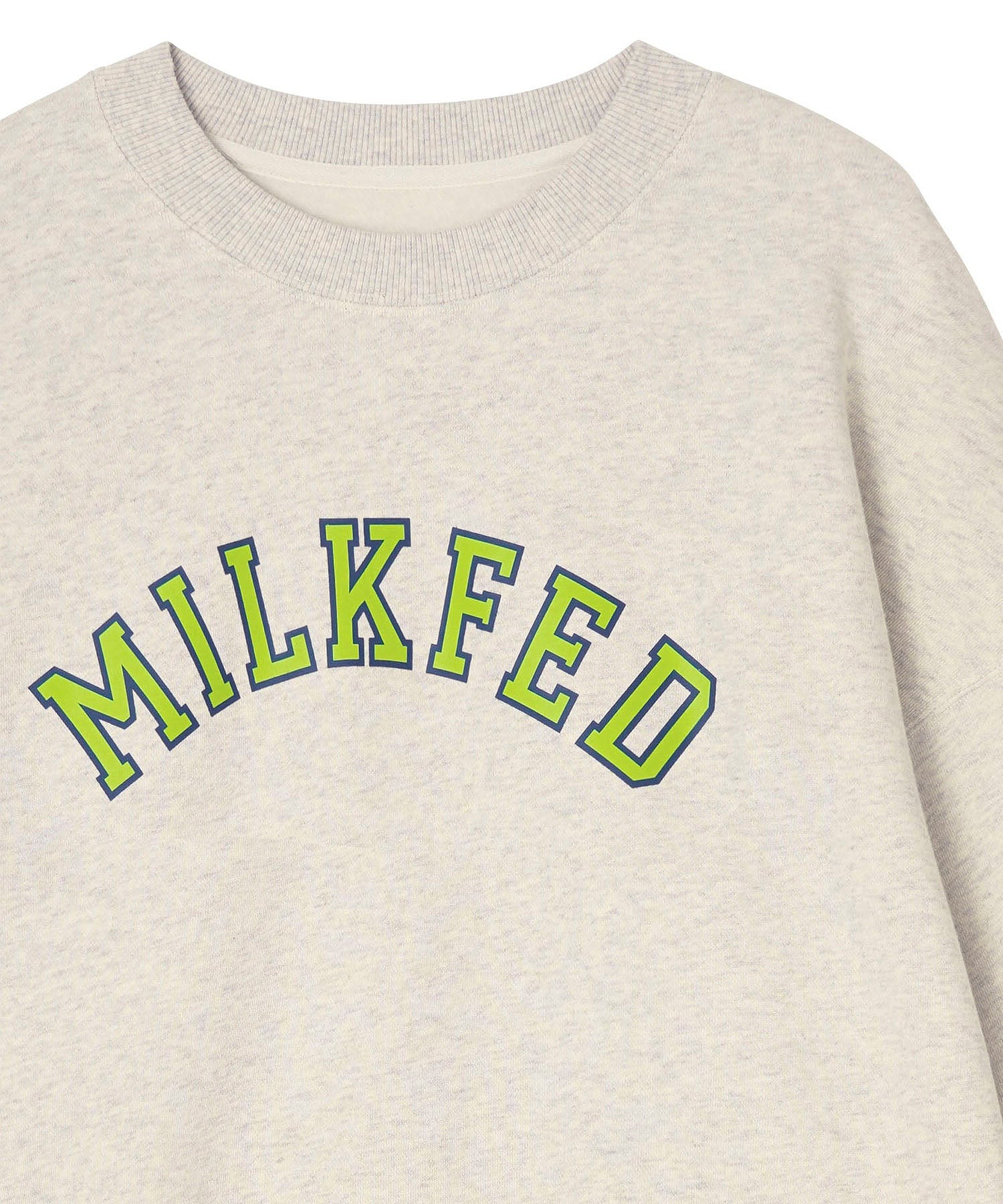 VARSITY LOGO BIG SWEAT TOP MILKFED.