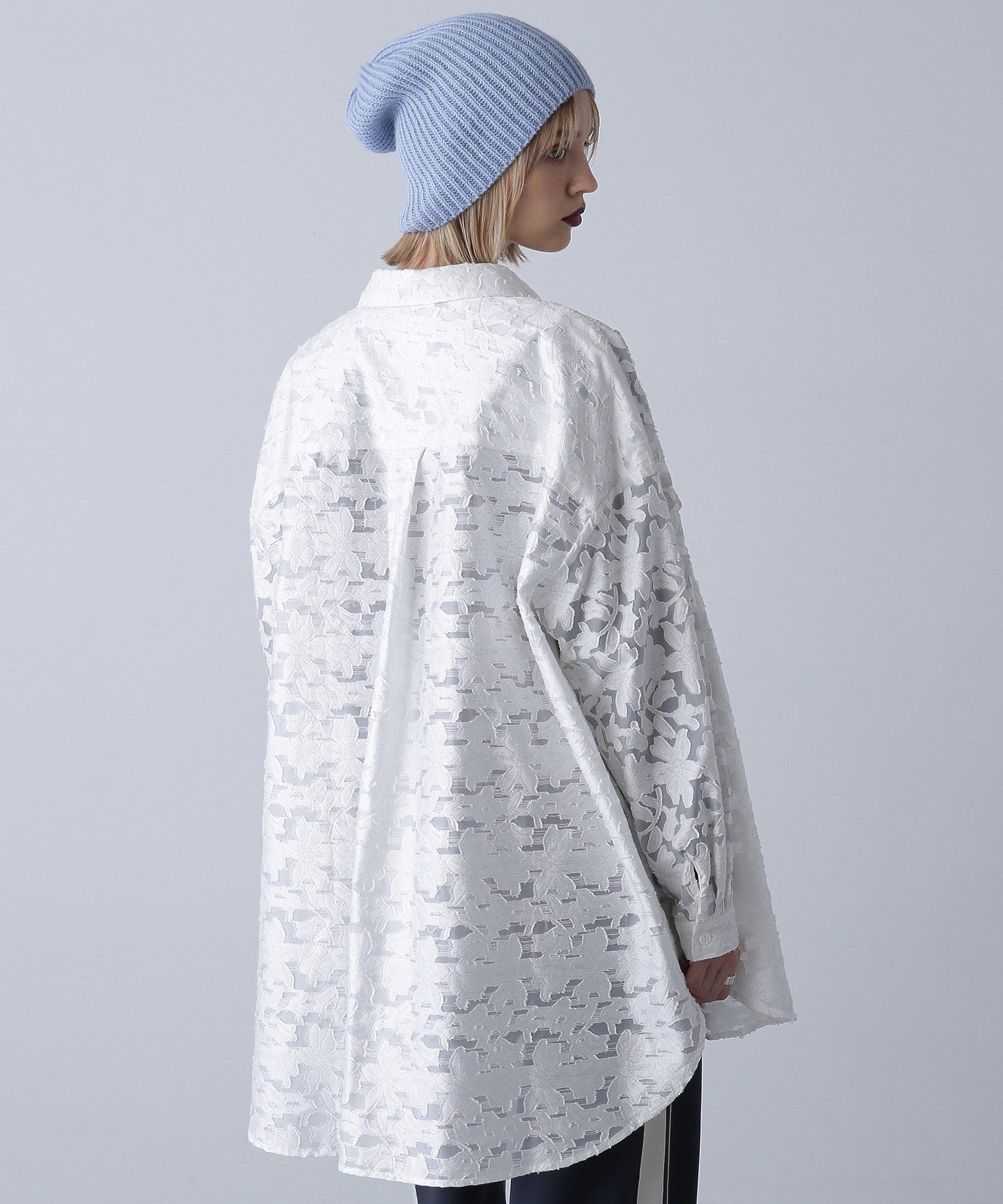 GENE HEAVENS/フラワーシアードビー ワークポケットビッグシャツ