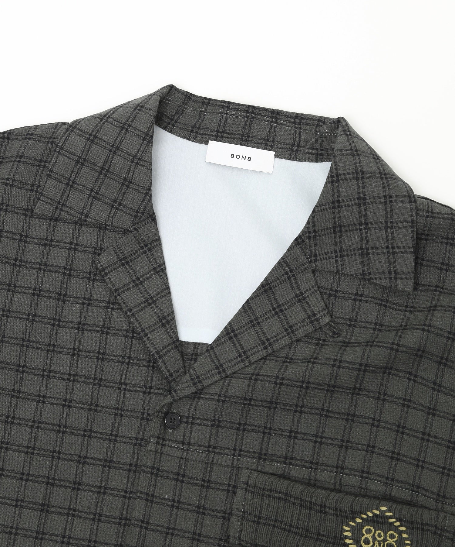 8ON8/エイトオンエイト/Smocked Cuban Shirt N2CCG210688
