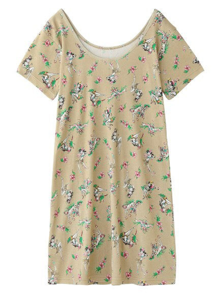 X-girl × FALINE ALOHA GIRL S/S DRESS