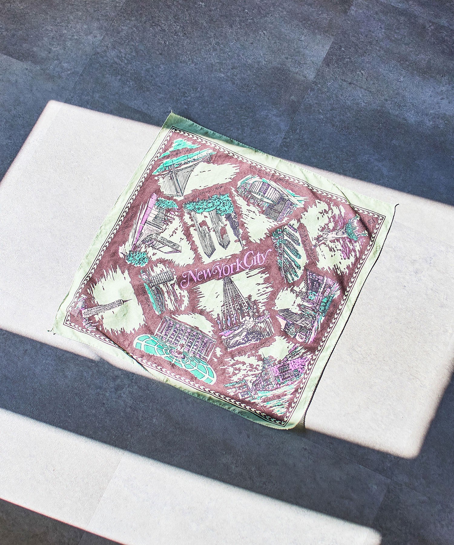 BINDU/COTTON VOILE NEW YORK MAP3 BANDANA
