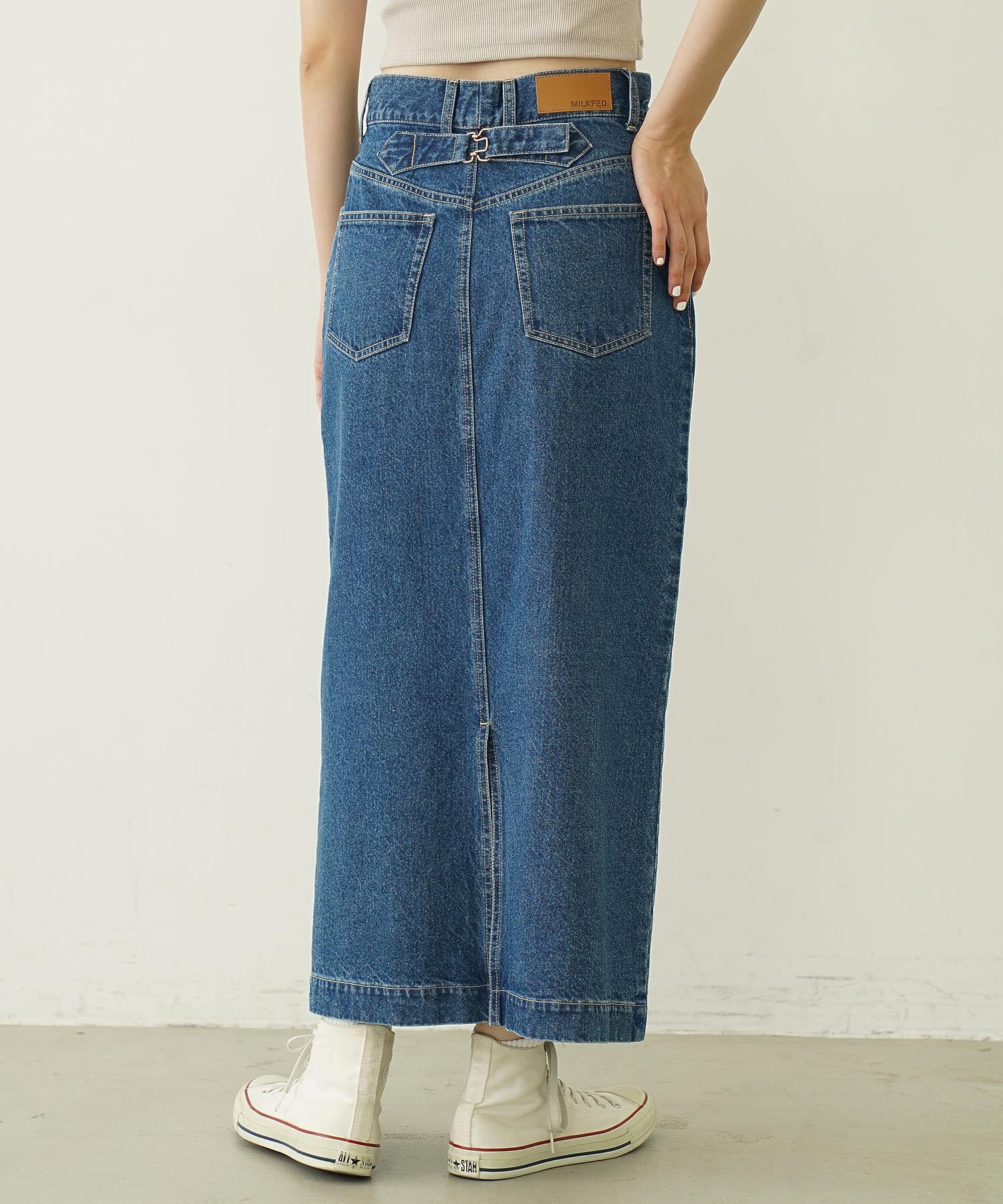 DENIM LONG SKIRT