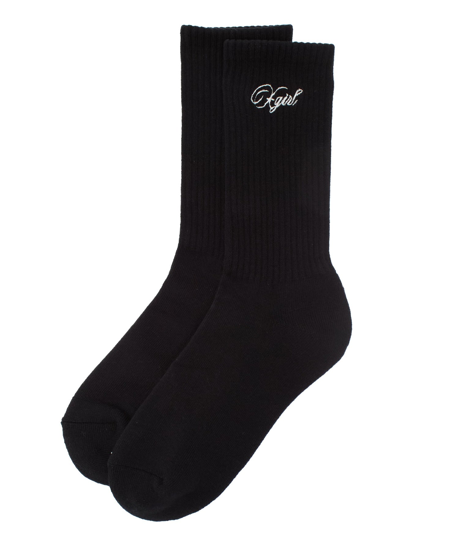 SCRIPT LOGO ONE POINT SOCKS