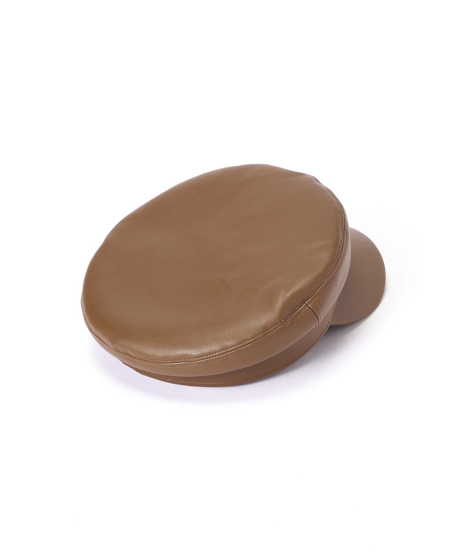 フェイクレザーマリンキャップ