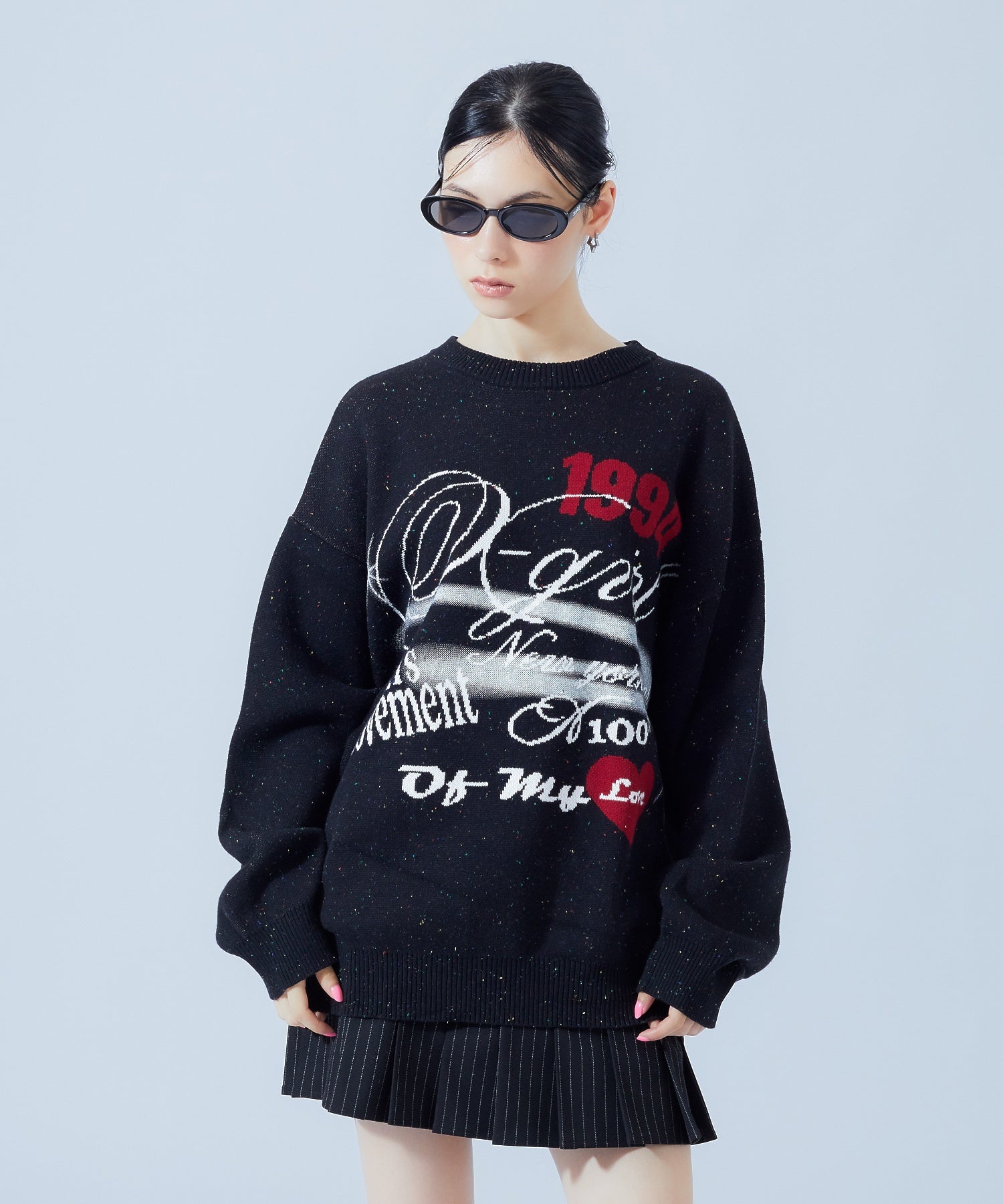 SKETCH JACQUARD KNIT TOP