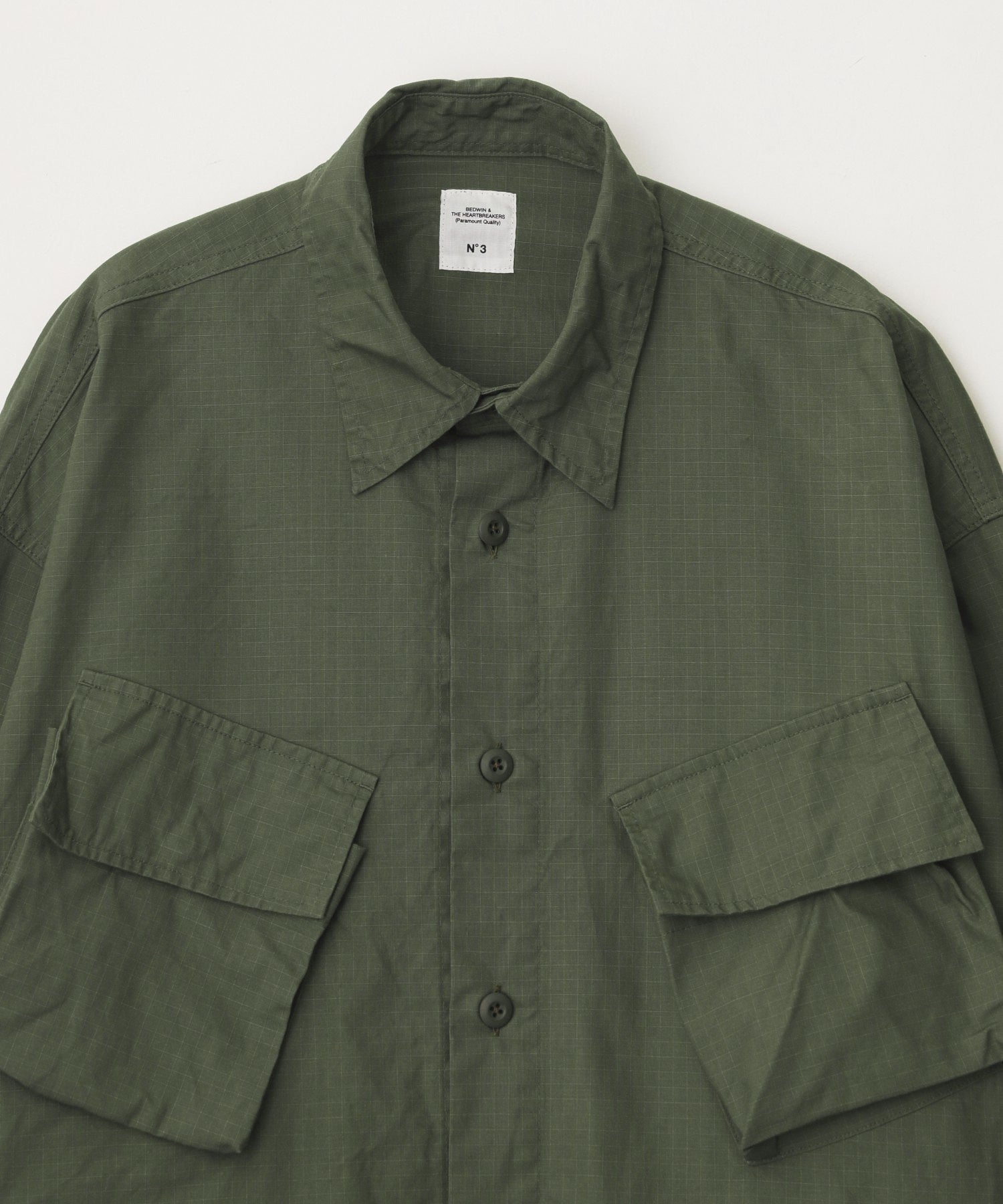 BEDWIN/ベドウィン/L/S BIG JUNGLE SHIRT KOVE 25SB1745