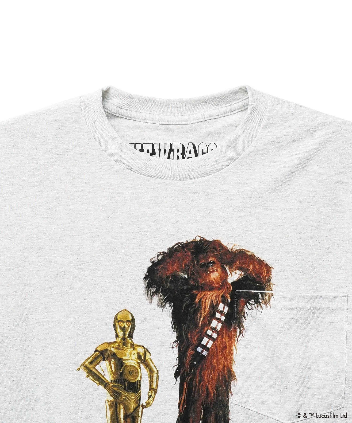 COLSUN/C-3PO&Chewbacca POCKET TEE Ⅱ