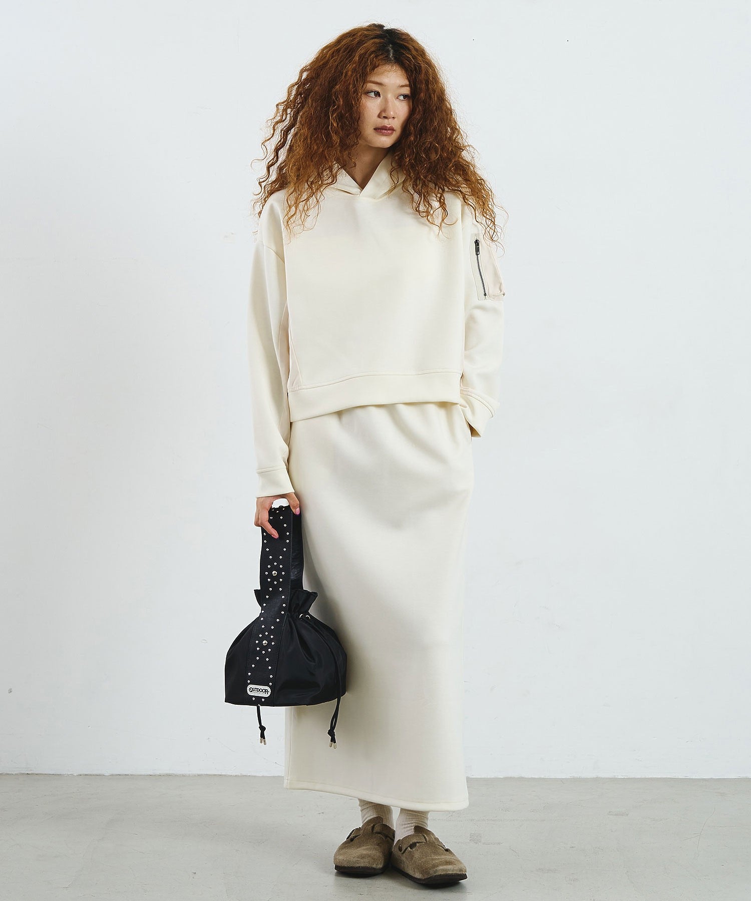 【ROSE BUD別注】OUTDOOR/STUDS BELT BAG