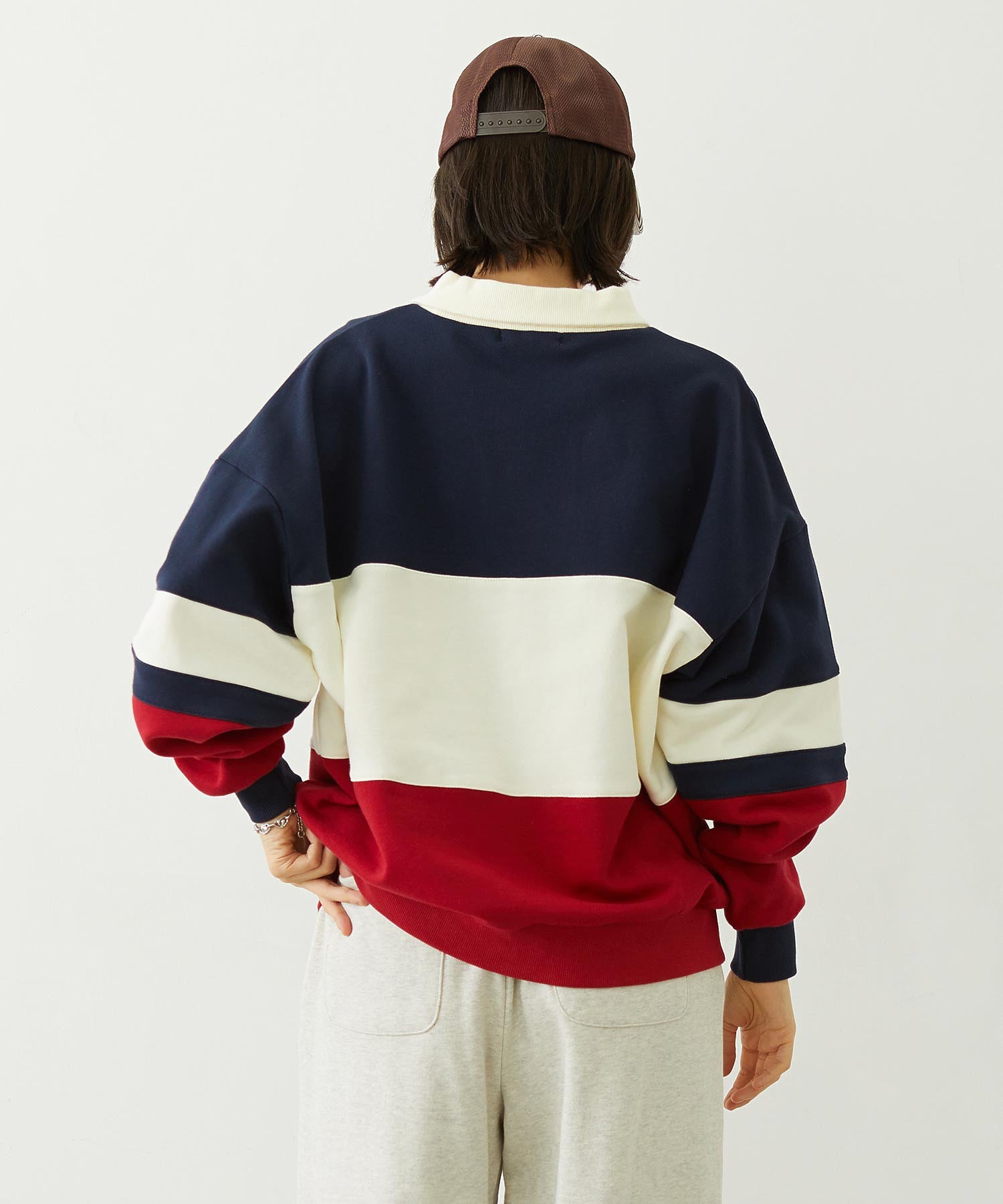 PANELED COLOR BLOCK TOP