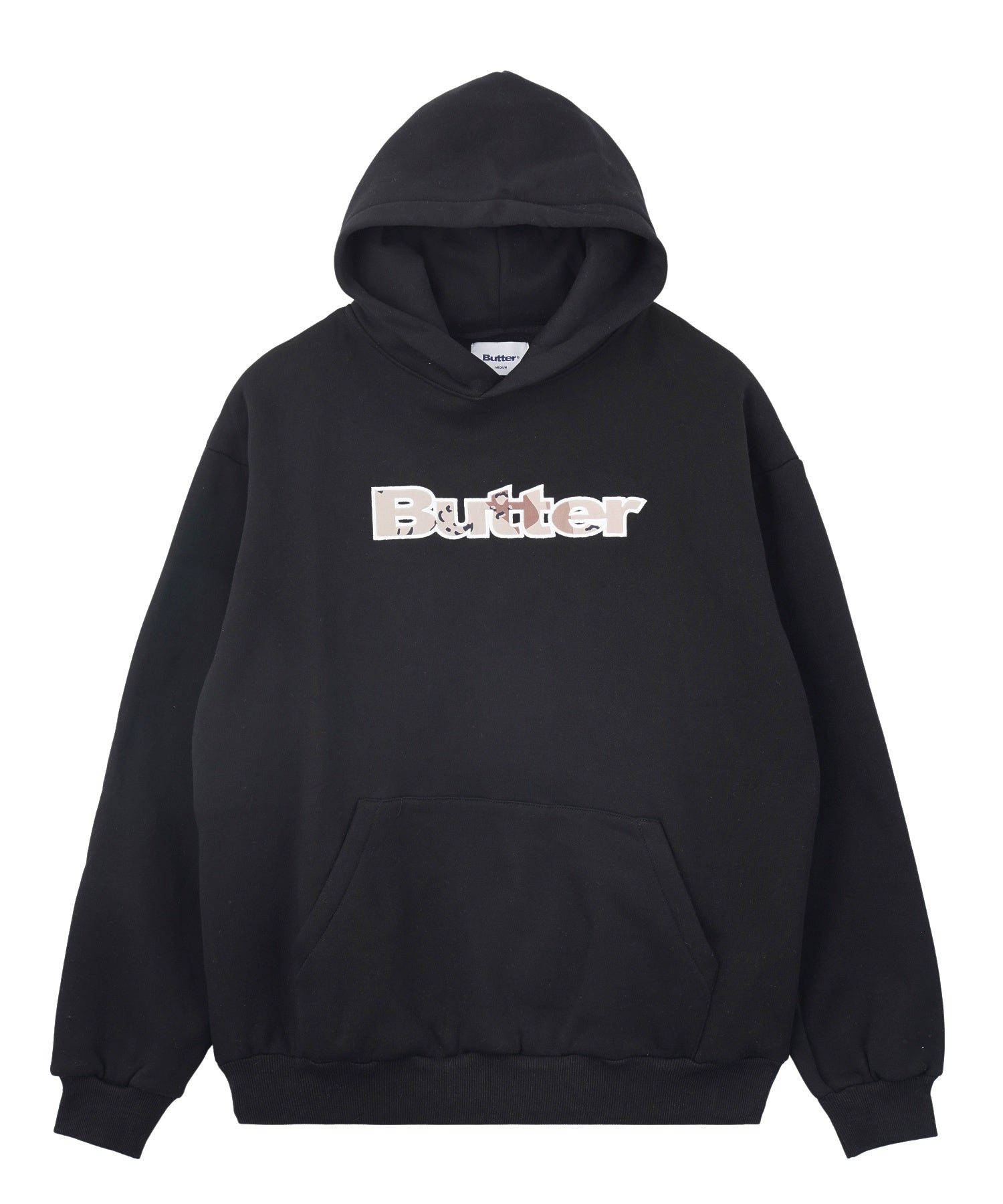 BUTTER/バター/Logo Camo Applique Pullover Hood