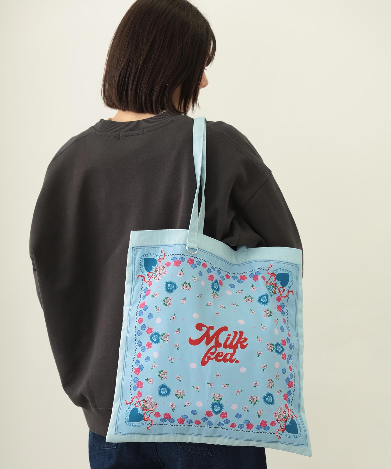 FLOWER PATTERN BANDANA BAG