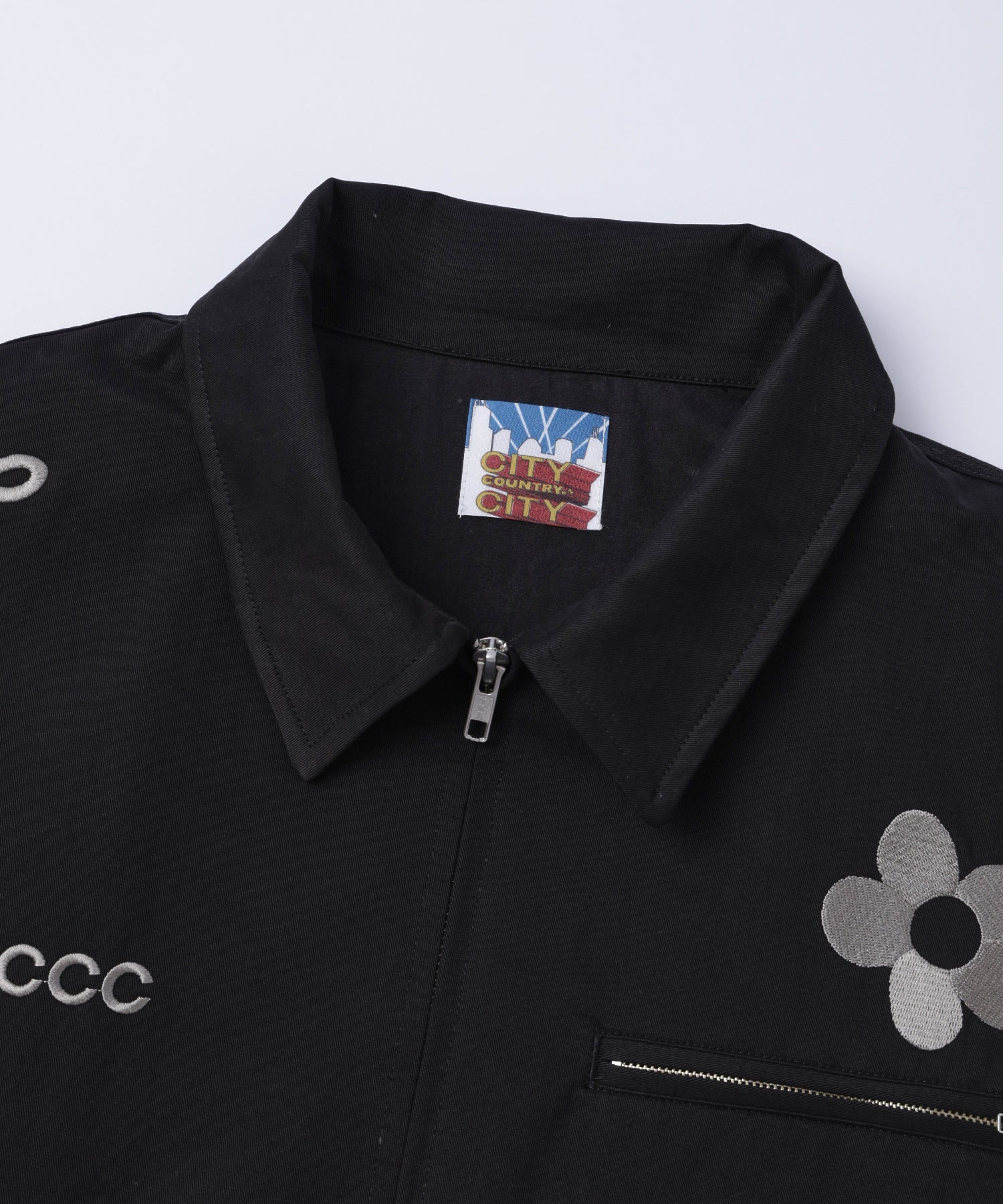 CITY COUNTRY CITY/シティーカントリーシティー/EMBROIDERY LOGO MOLSKIN BL CCC-263J002A