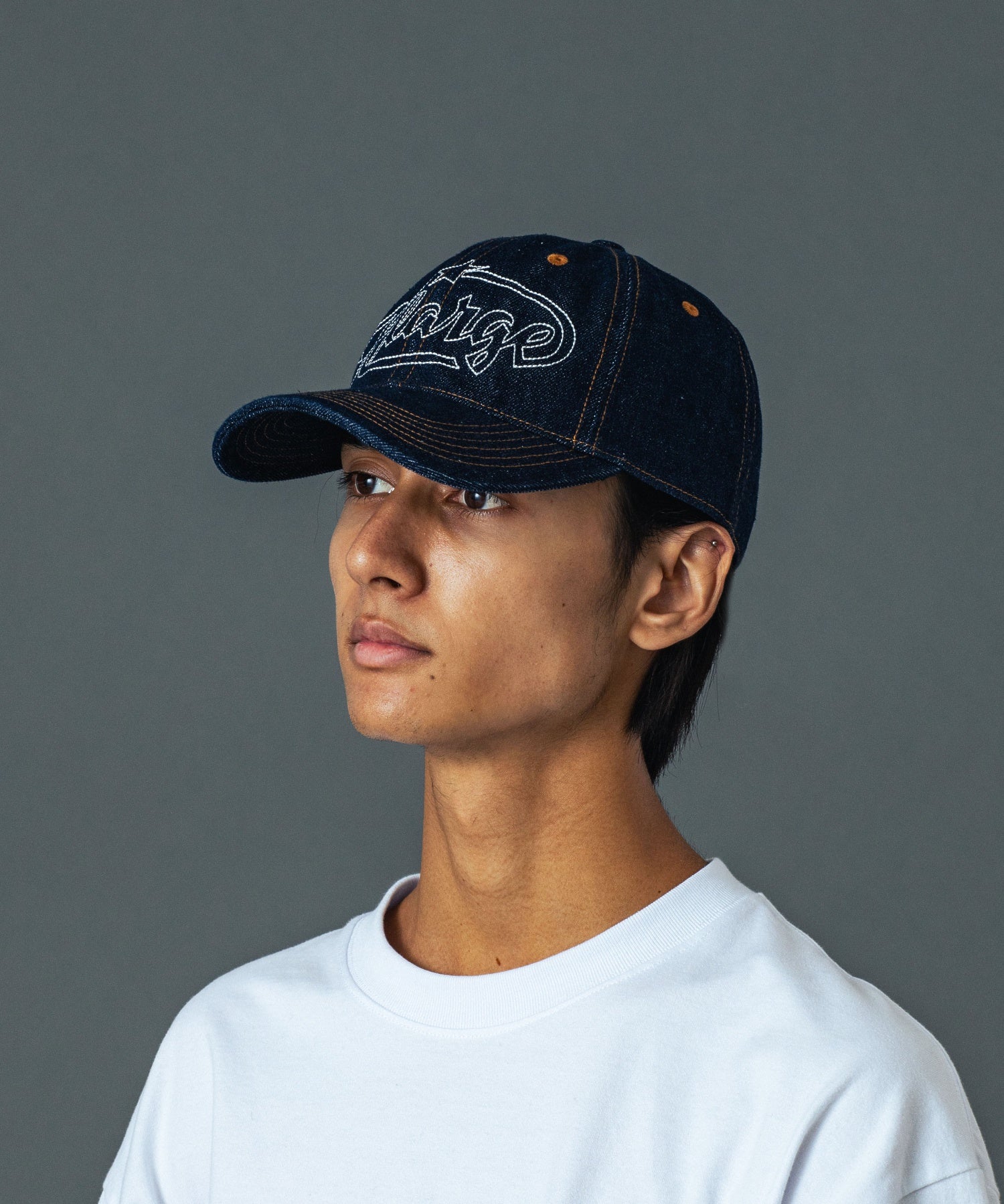 STAR LOGO DENIM CAP