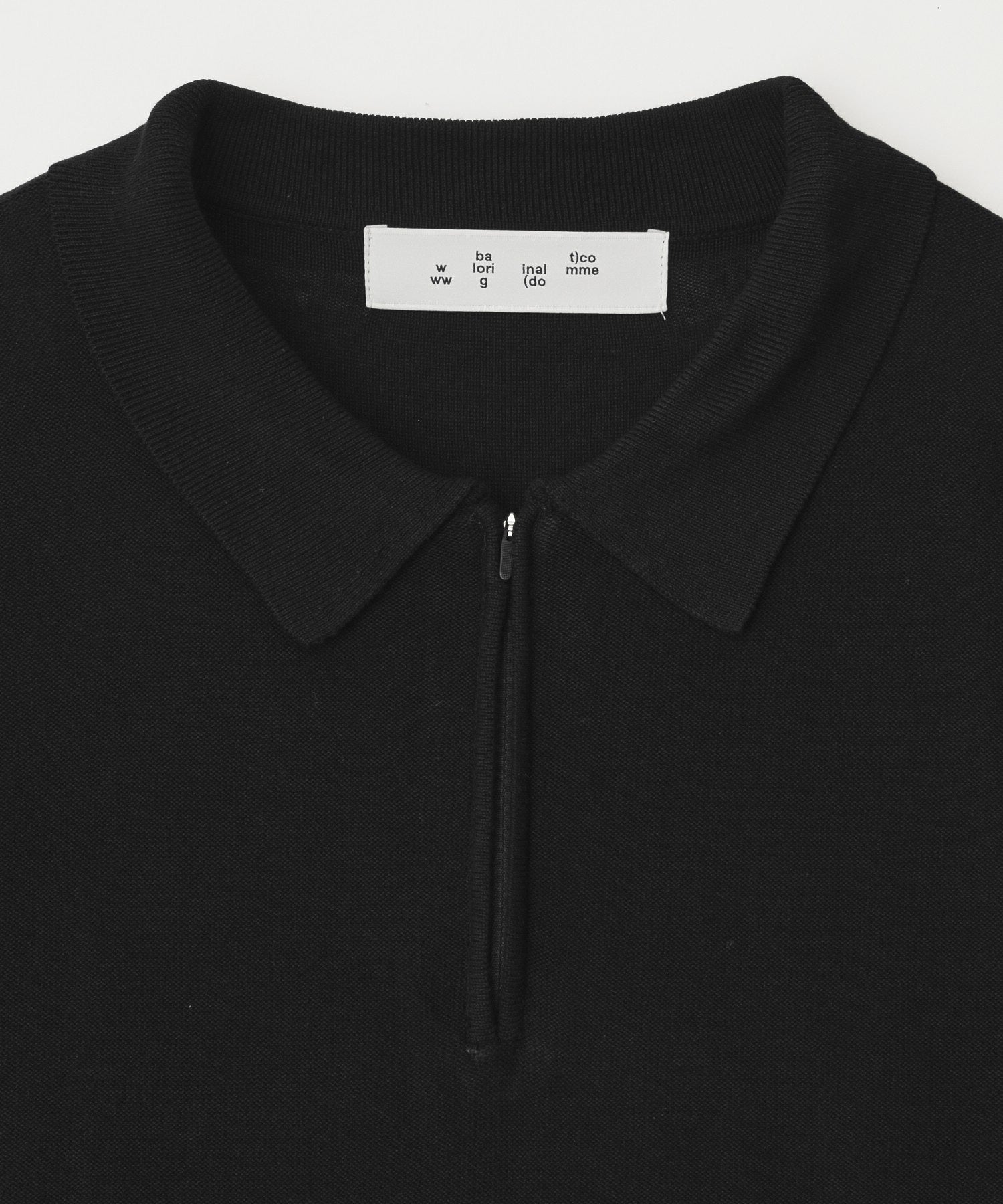 BAL/バル/VENTILATION MESH KNIT ZIP POLO 2143