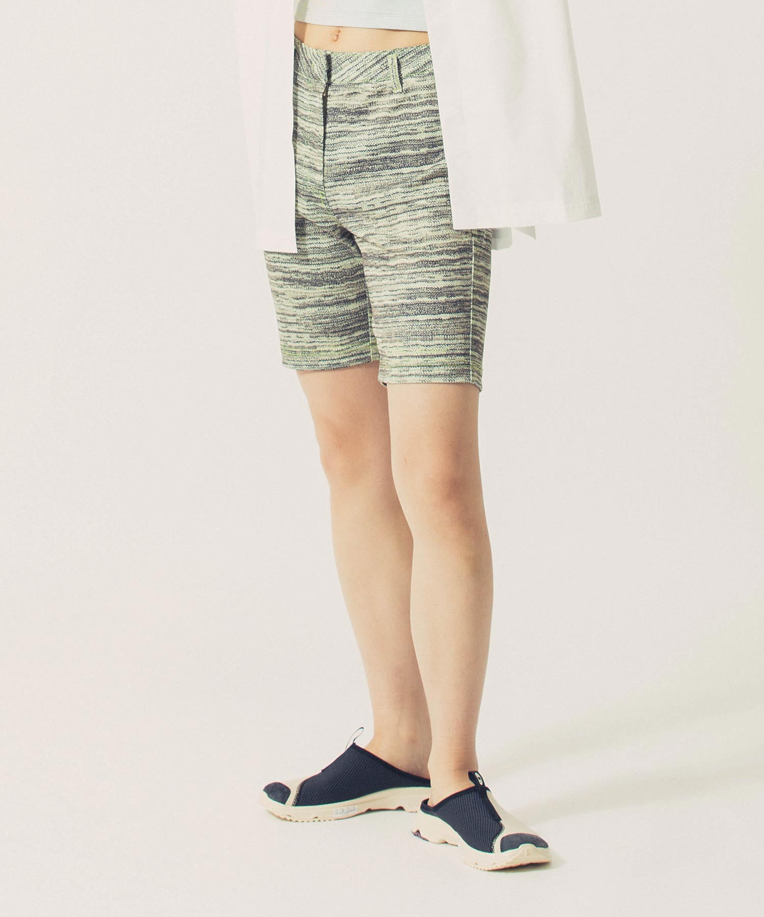 THE OPEN PRODUCT /ザオープンプロダクト/ PRINTED FITTED SHORTS GTO221PT003