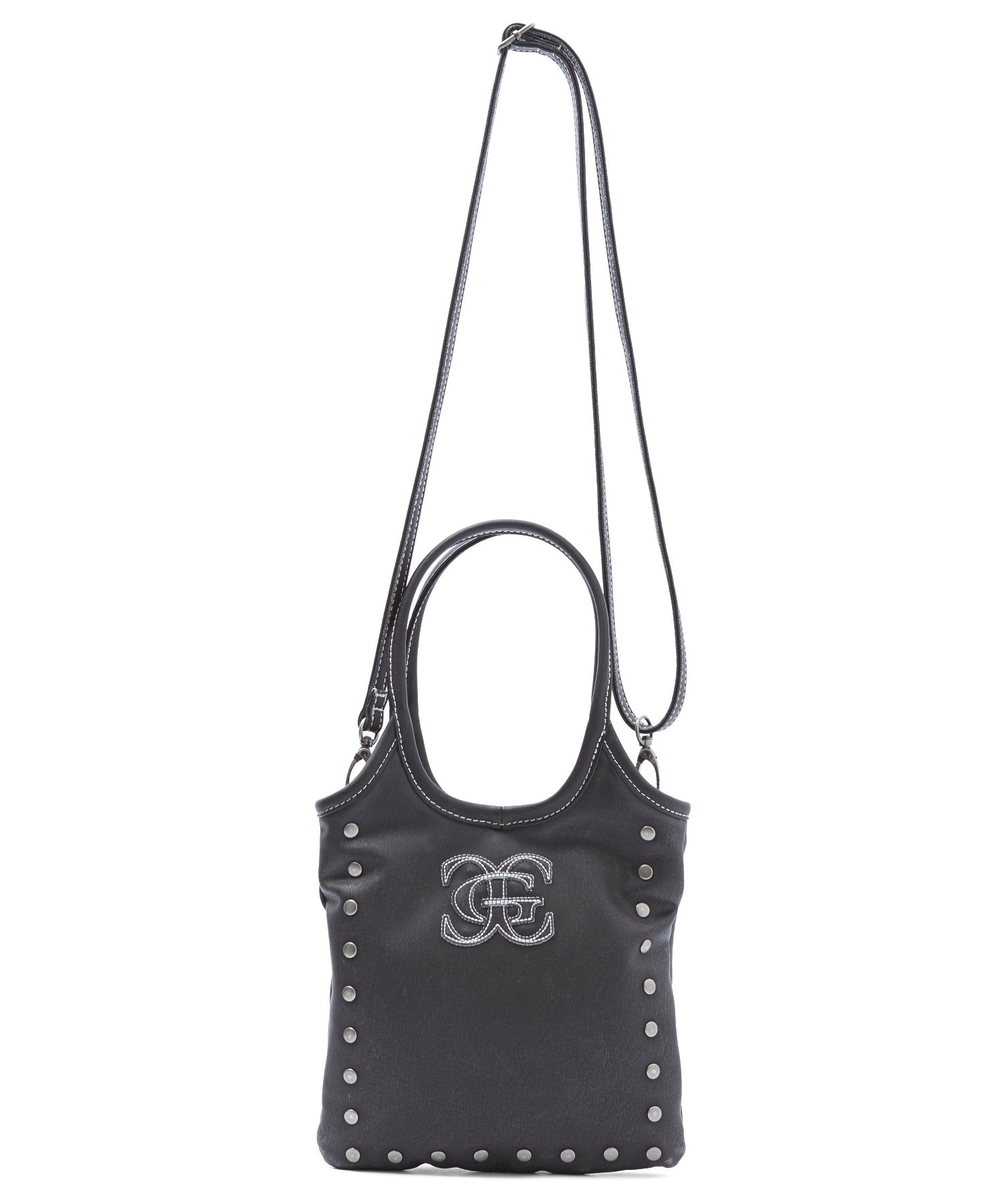 XG EMBLEM STUDDED 2WAY MINI BAG