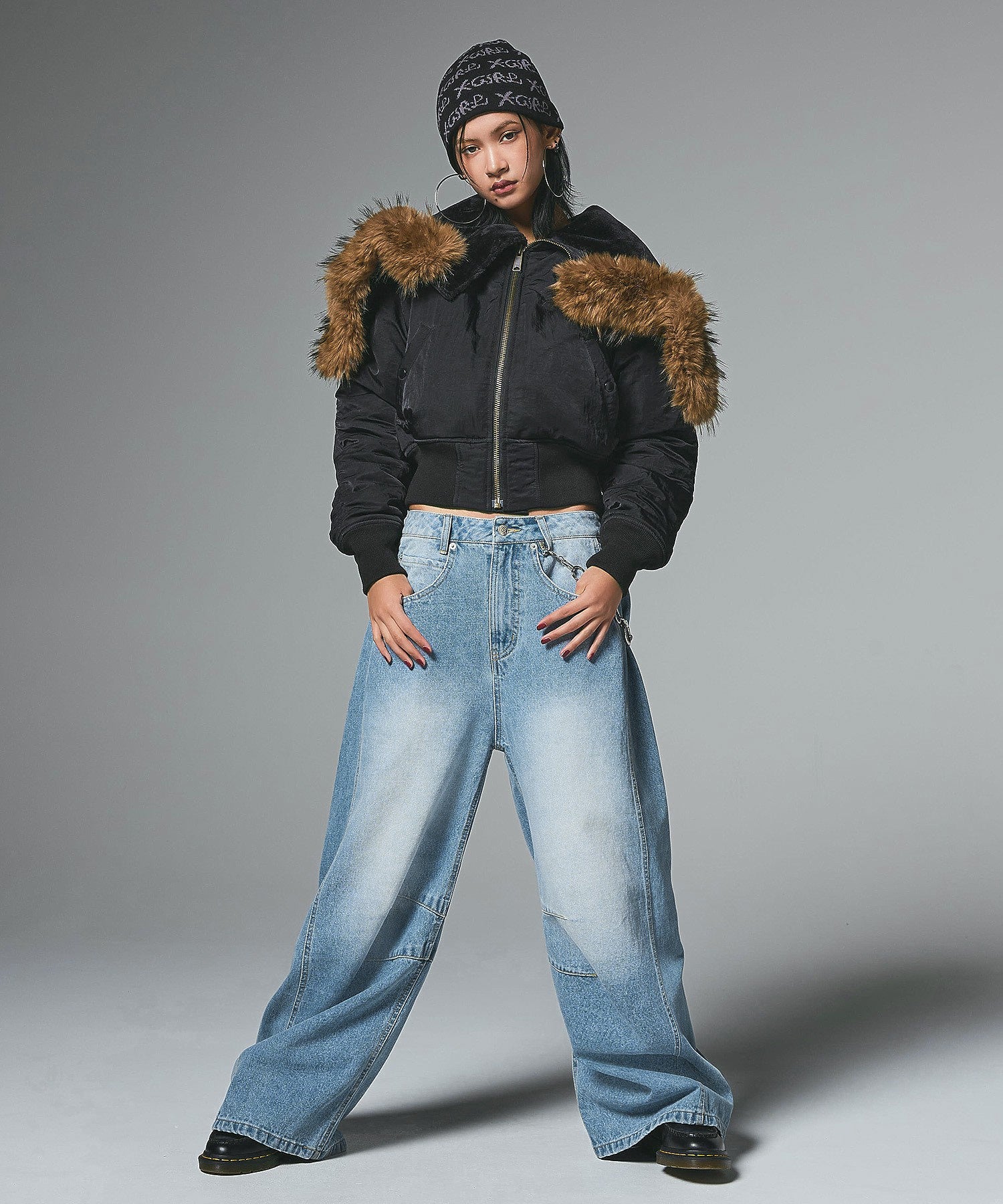 WIDE BAGGY DENIM PANTS