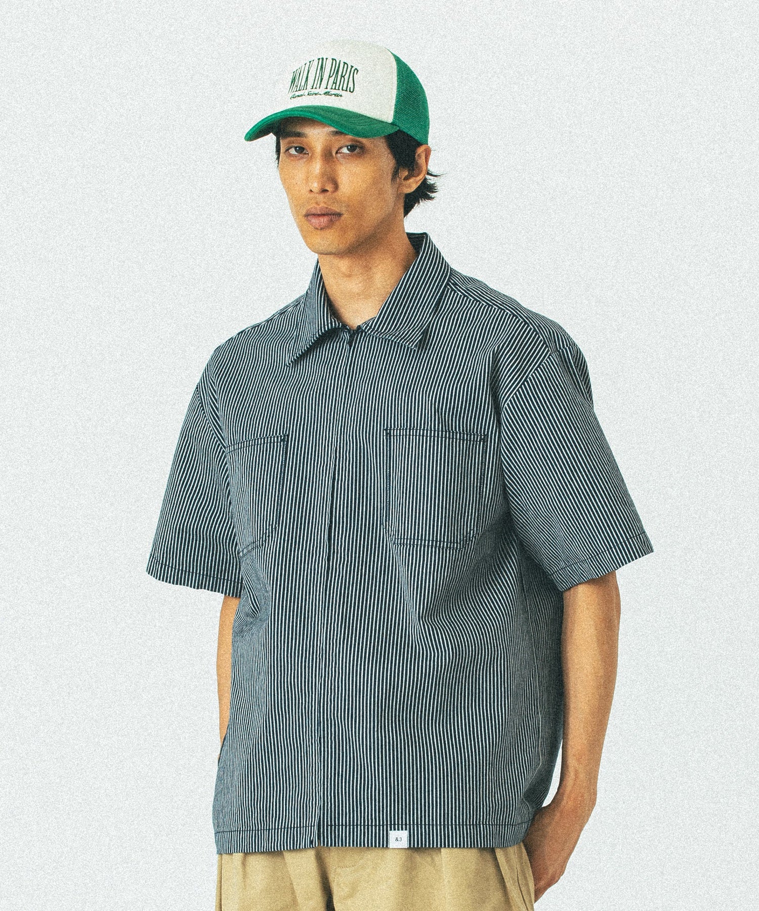 BEDWIN/ベドウィン/S/S ZIP UP SHIRT GIBSON 25SB1749