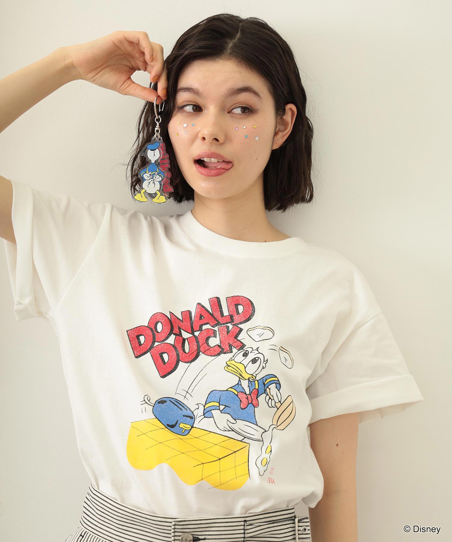 DONALD DUCK / BACK VIEW KEYCHAIN