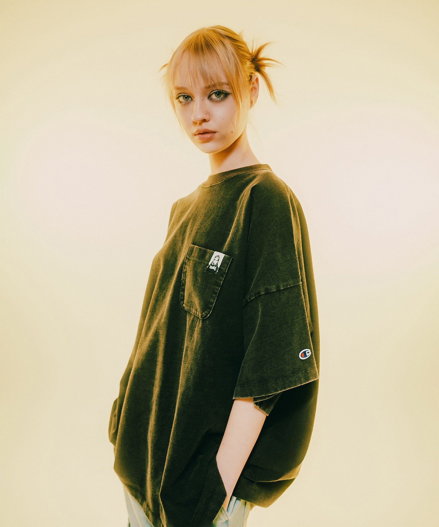 X-girl × Champion POCKET S/S BIG TEE DRESS – calif（カリフ